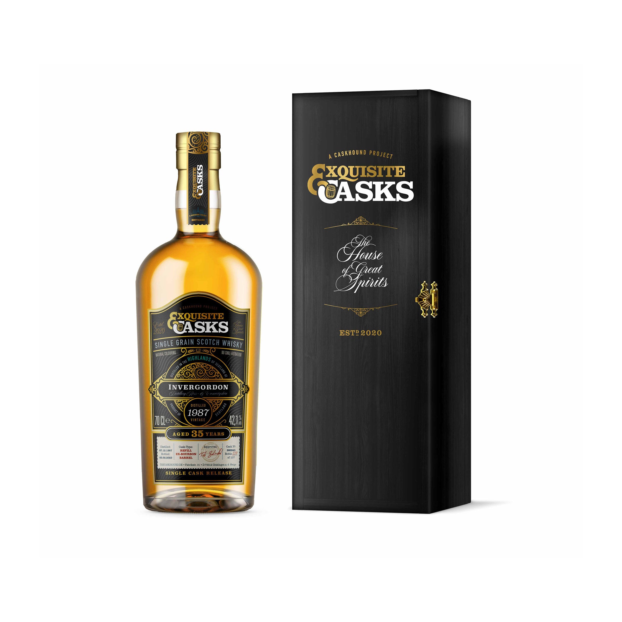 Invergordon 1987 - Exquisite Cask - 35 Jahre - Bourbon Cask