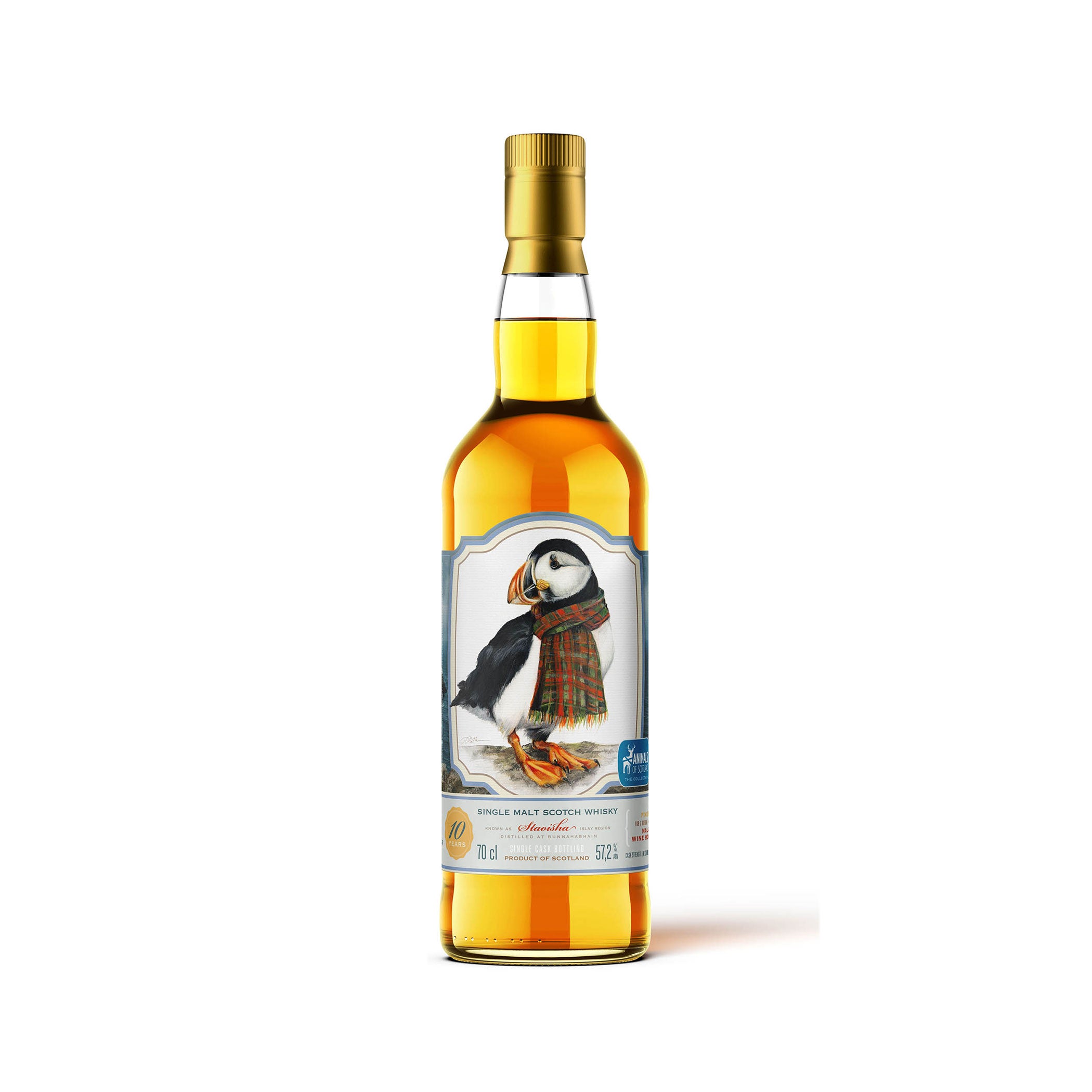 Staoisha 10 Jahre - Malaga Cask Finish - Animals of Scotland - The Caskhound - nur 224 Flaschen