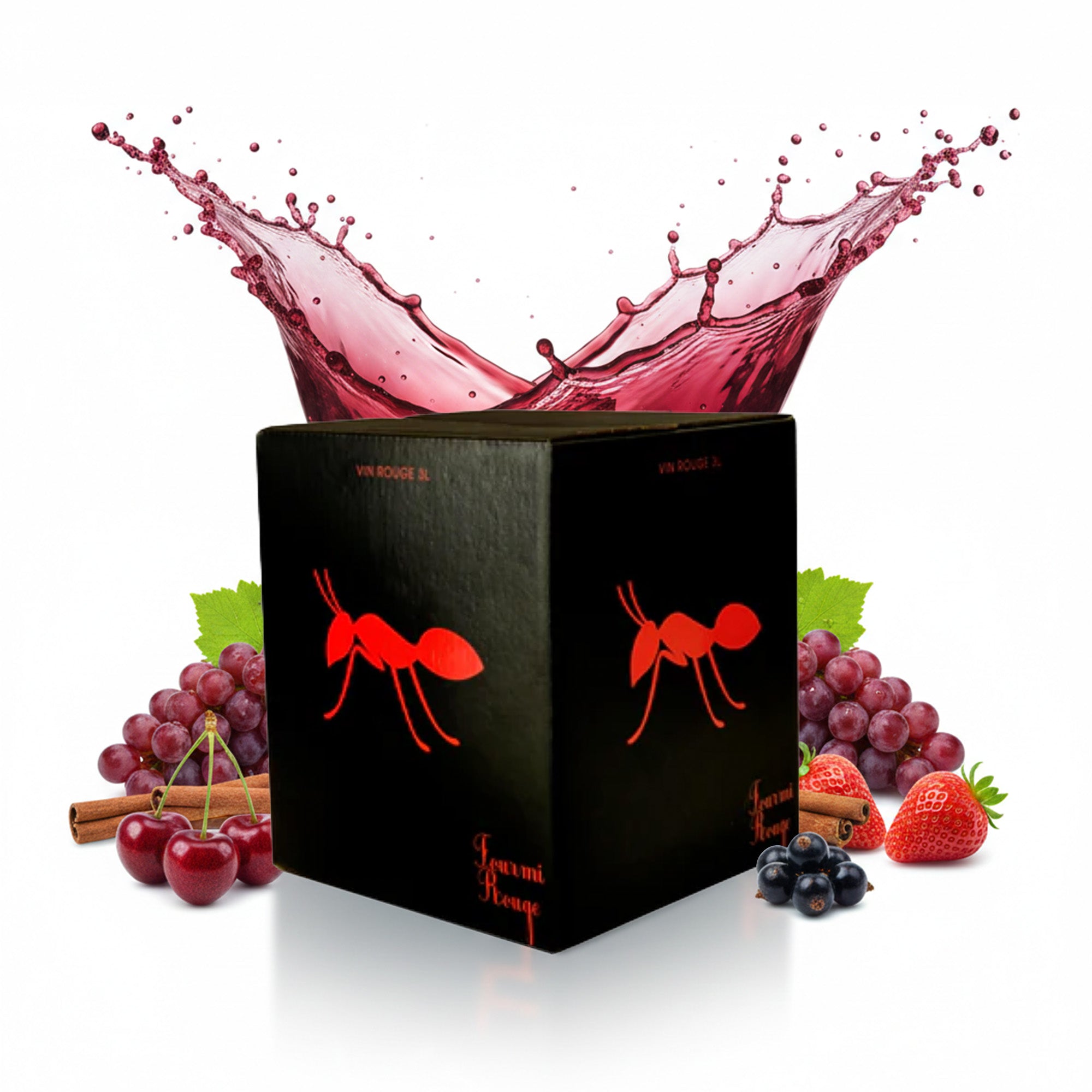 2019 Fourmi Rouge trocken - Côtes du Ventoux - Bag-in-Box 3L