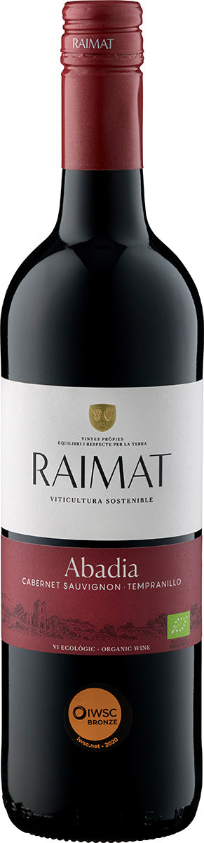 2020 Raïmat Abadia Cabernet Sauvignon -Tempranillo DO - Bio Raïmat Costers del Segre/Spanien 0,75 l