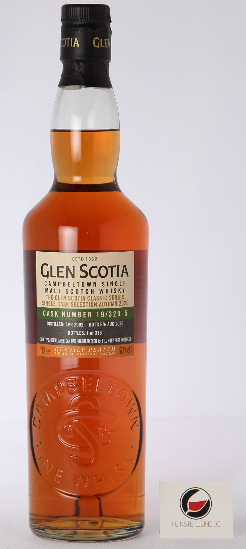 Glen Scotia Vintage 2002 52,1% HEAVILY PEATED - Neuware Umkarton beschädigt