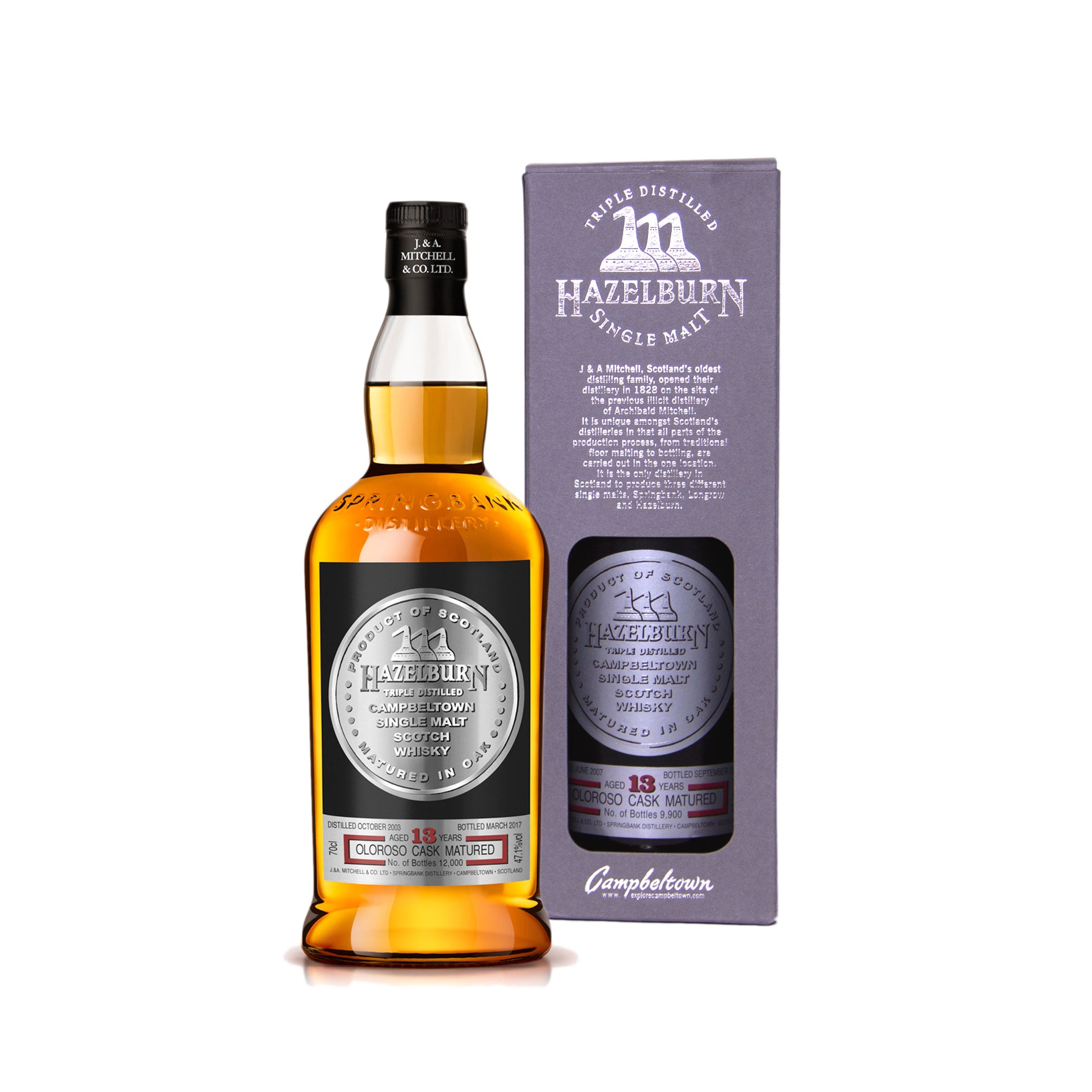 Hazelburn 13 Jahre, Sherry Wood, 50,3% Limited Edition, Release 2020