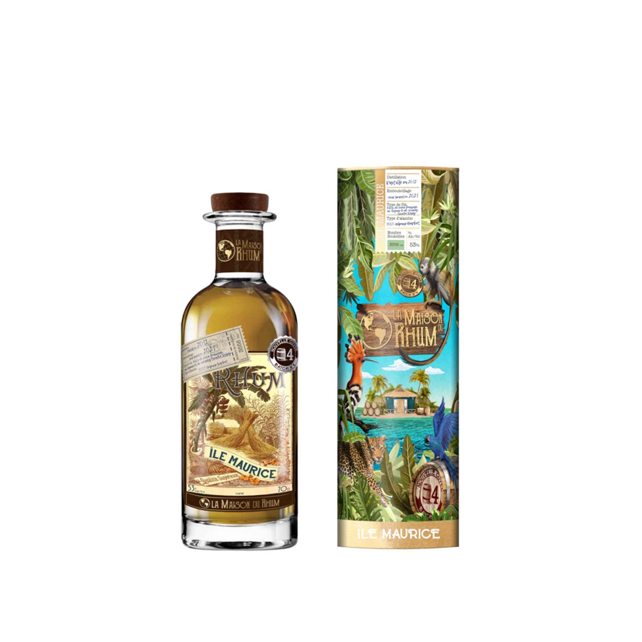 Mauritius La Maison du Rhum - Cognac & Islay Cask Finish - Batch No. 4 - Rhum Agricole