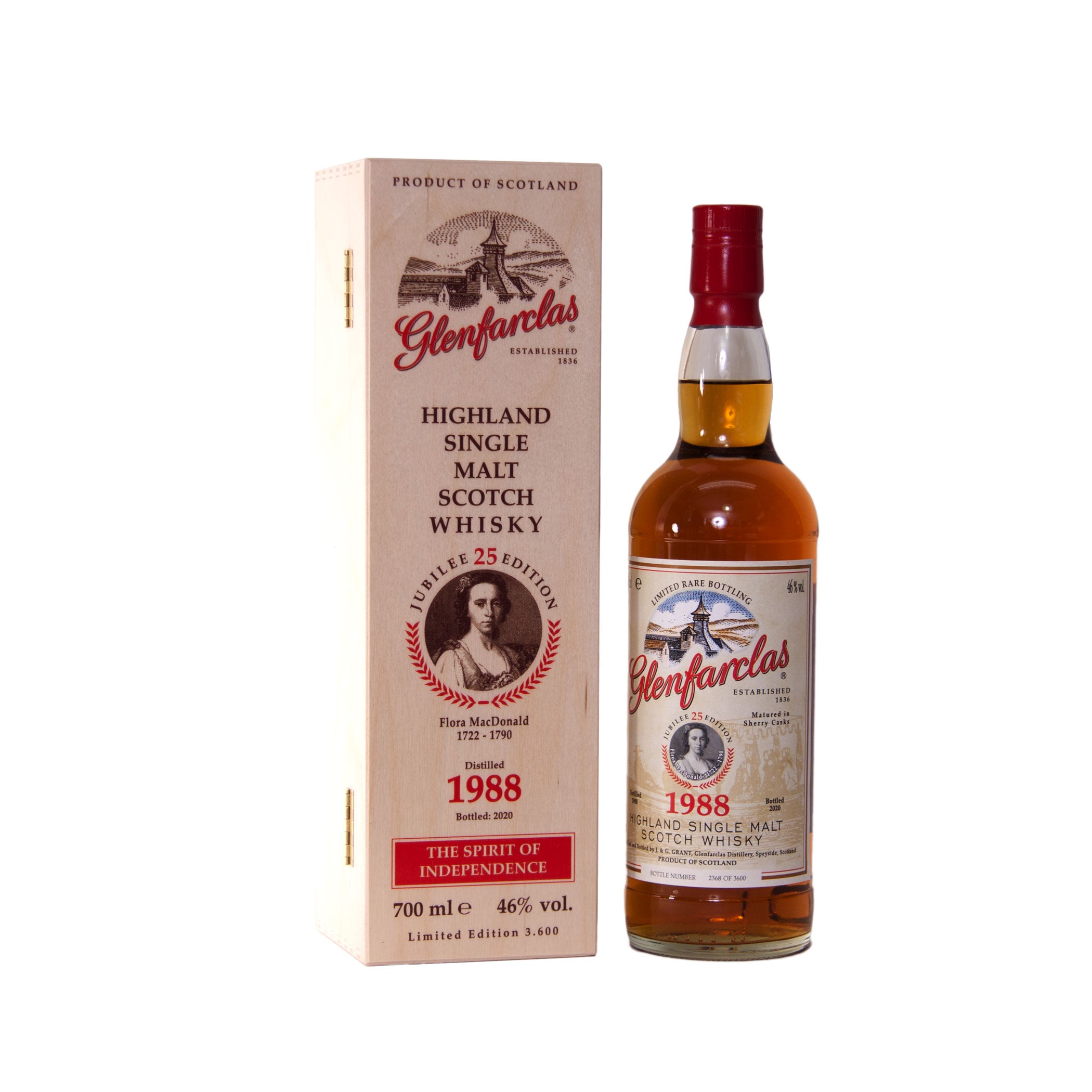 Glenfarclas Edition No. 25 Flora MacDonald 46% - Vintage 1988