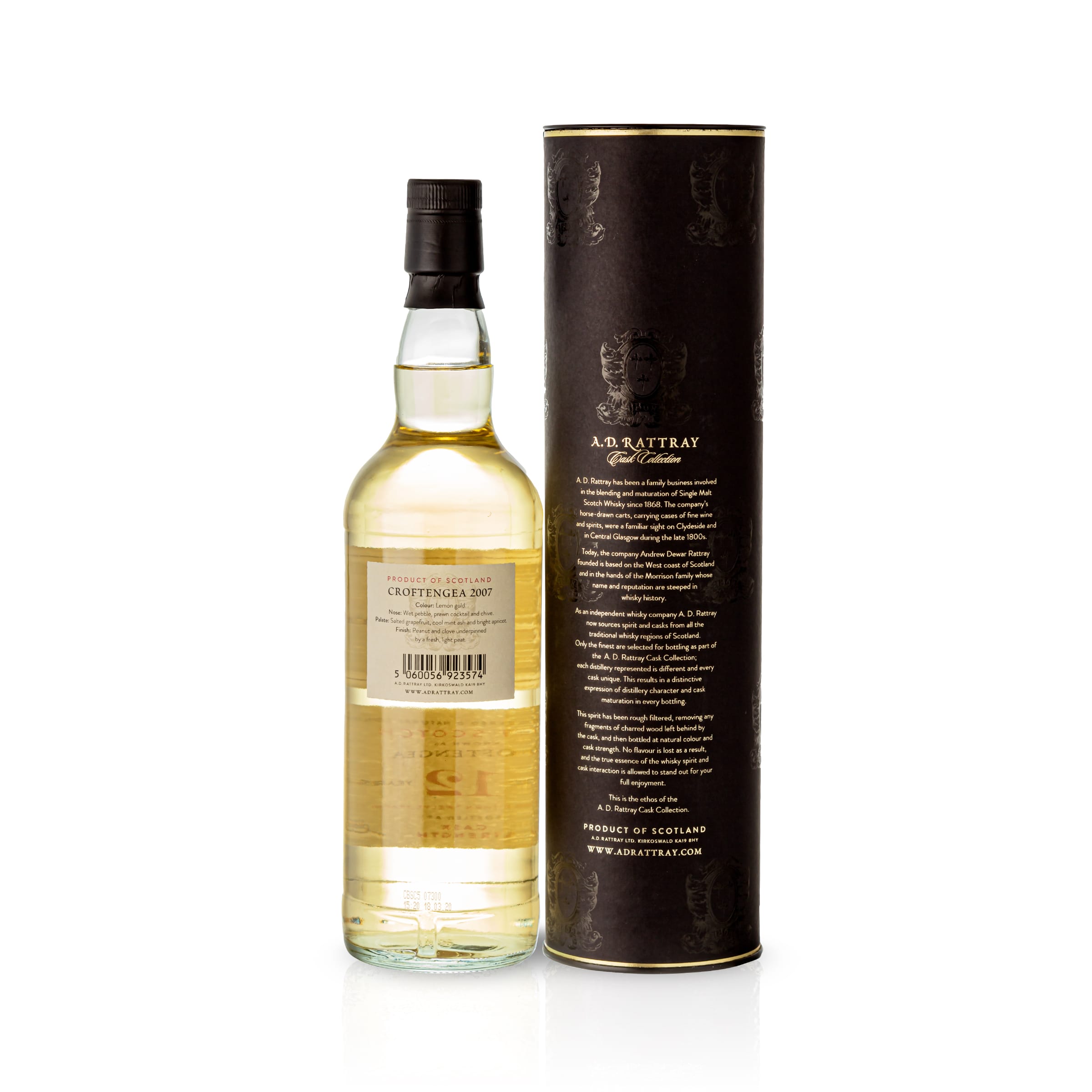 Croftengea, A.D. Rattray, 2007, 12 Jahre, 54,7 % Cask #397