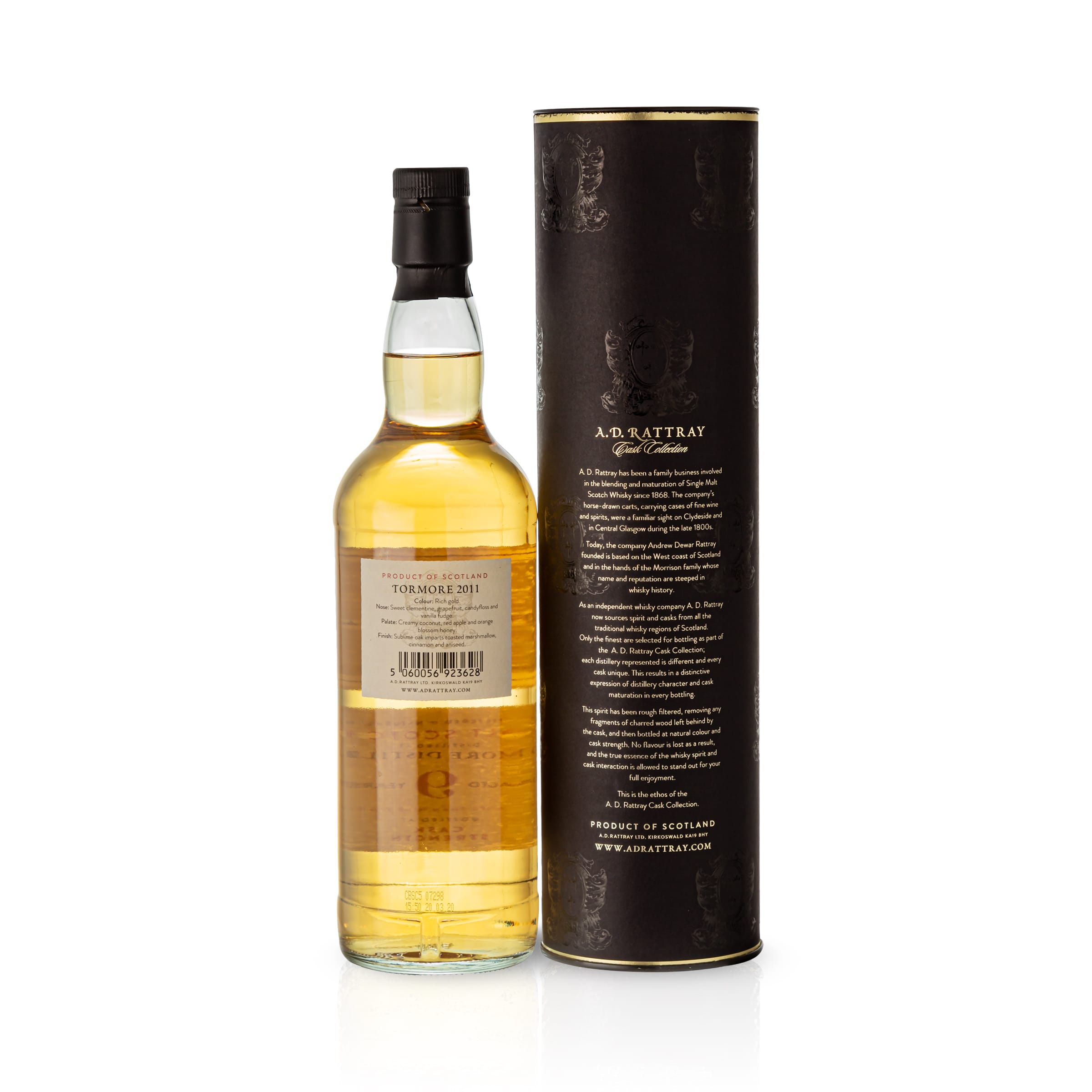 Tormore, A.D. Rattray, 2011, 9 Jahre, 65,2 % Cask #800039
