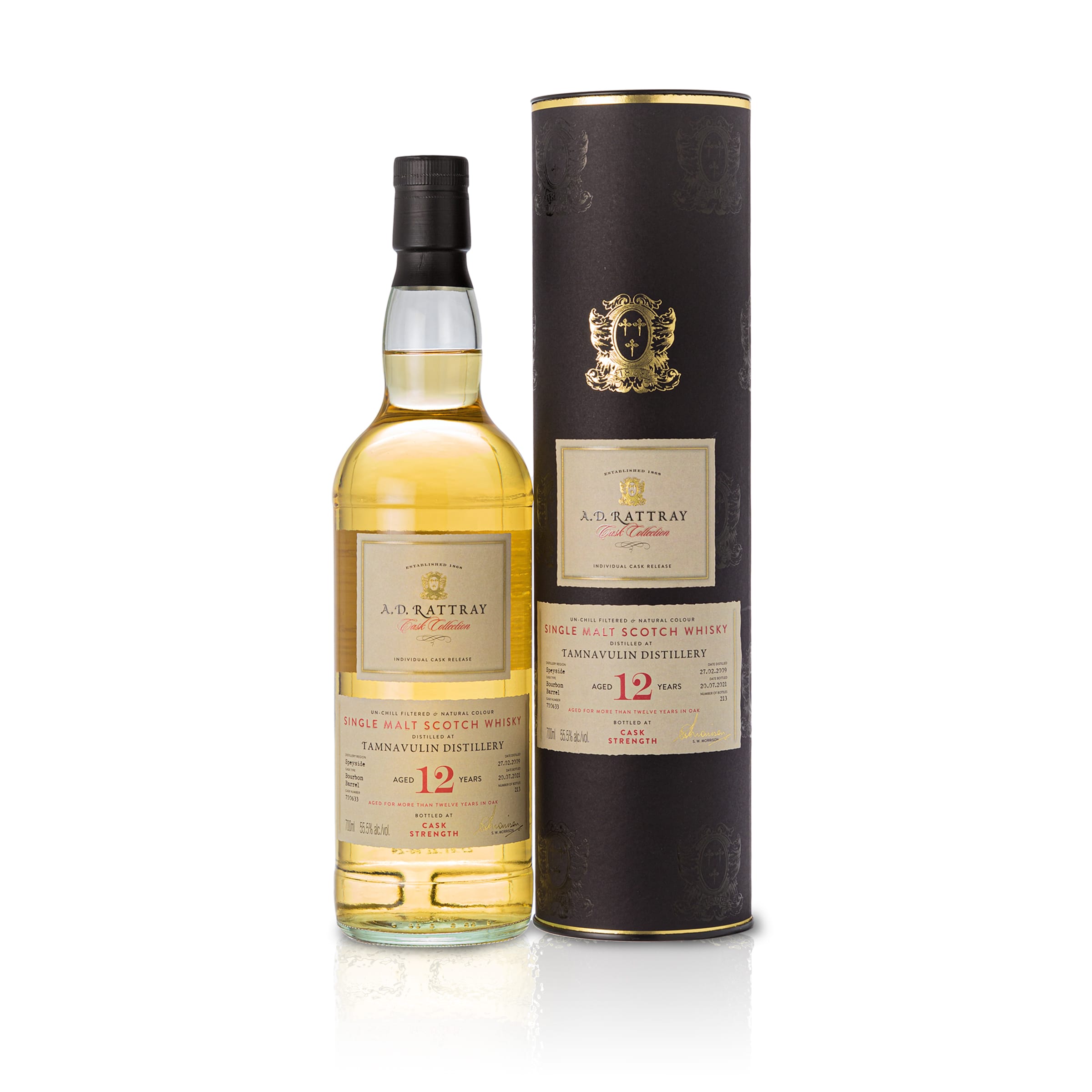 Tamnavulin, 12 Years Old, Bourbon Barrel, A.D. Rattray