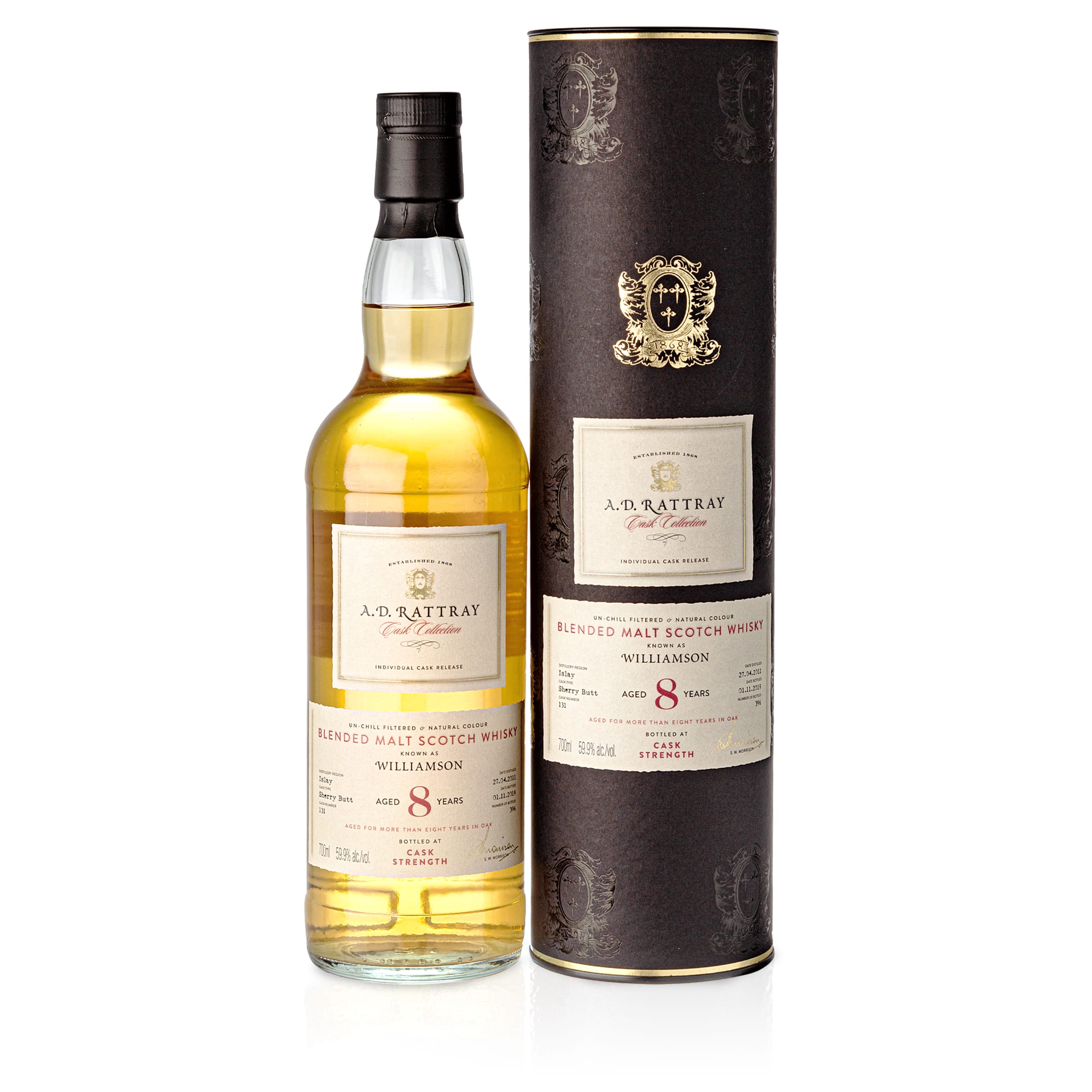 Williamson A.D. Rattray Refill Sherry Cask