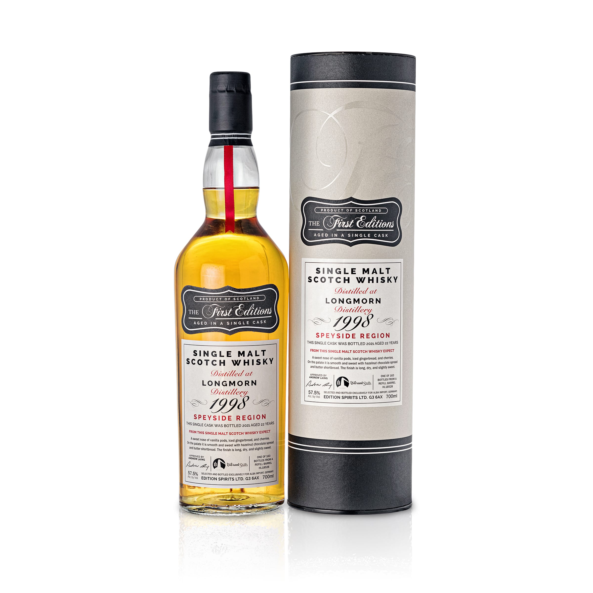 Longmorn 1998, Hunter Laing