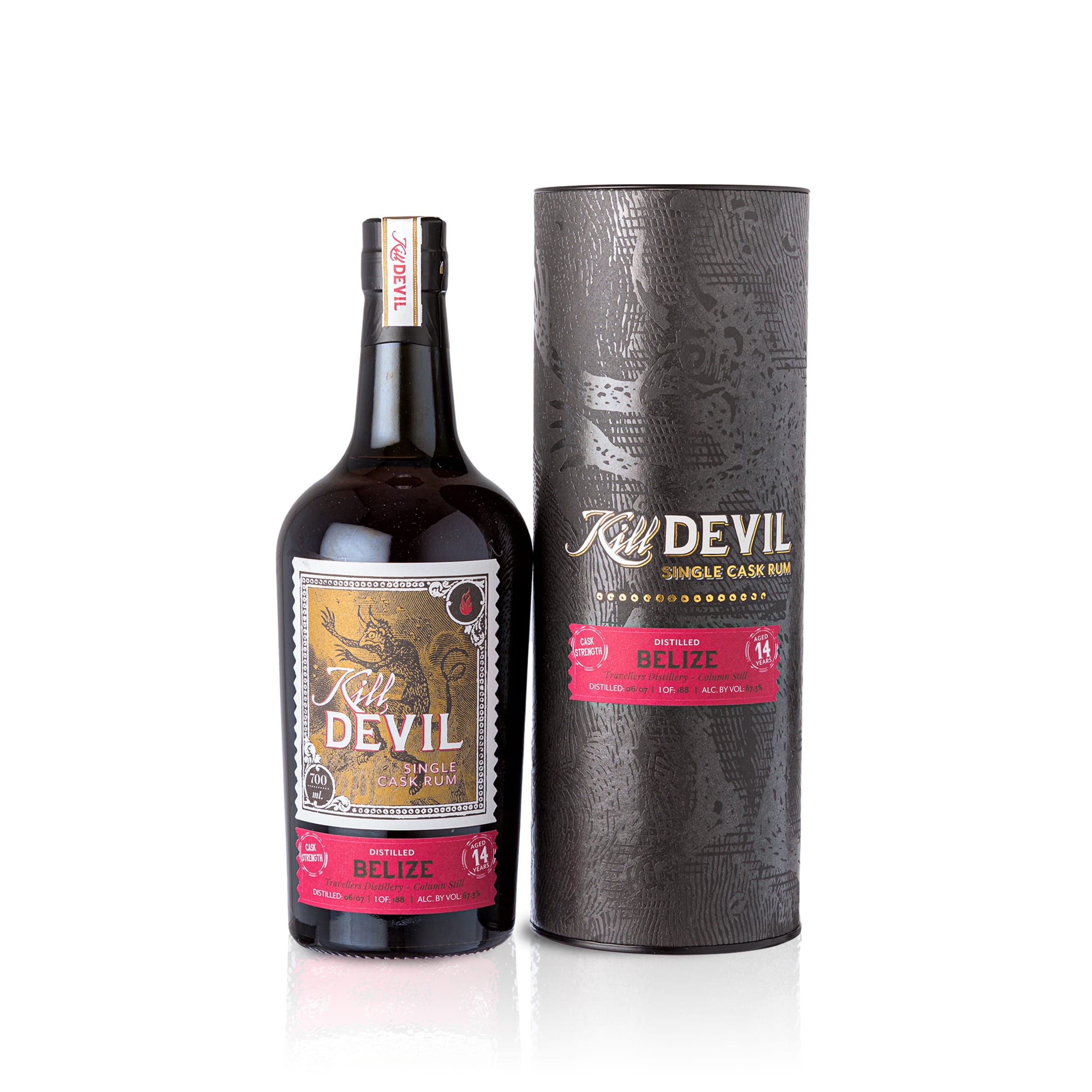 Kill Devil - Single Cask Rum Belize 14 Jahre - Hunter Laing