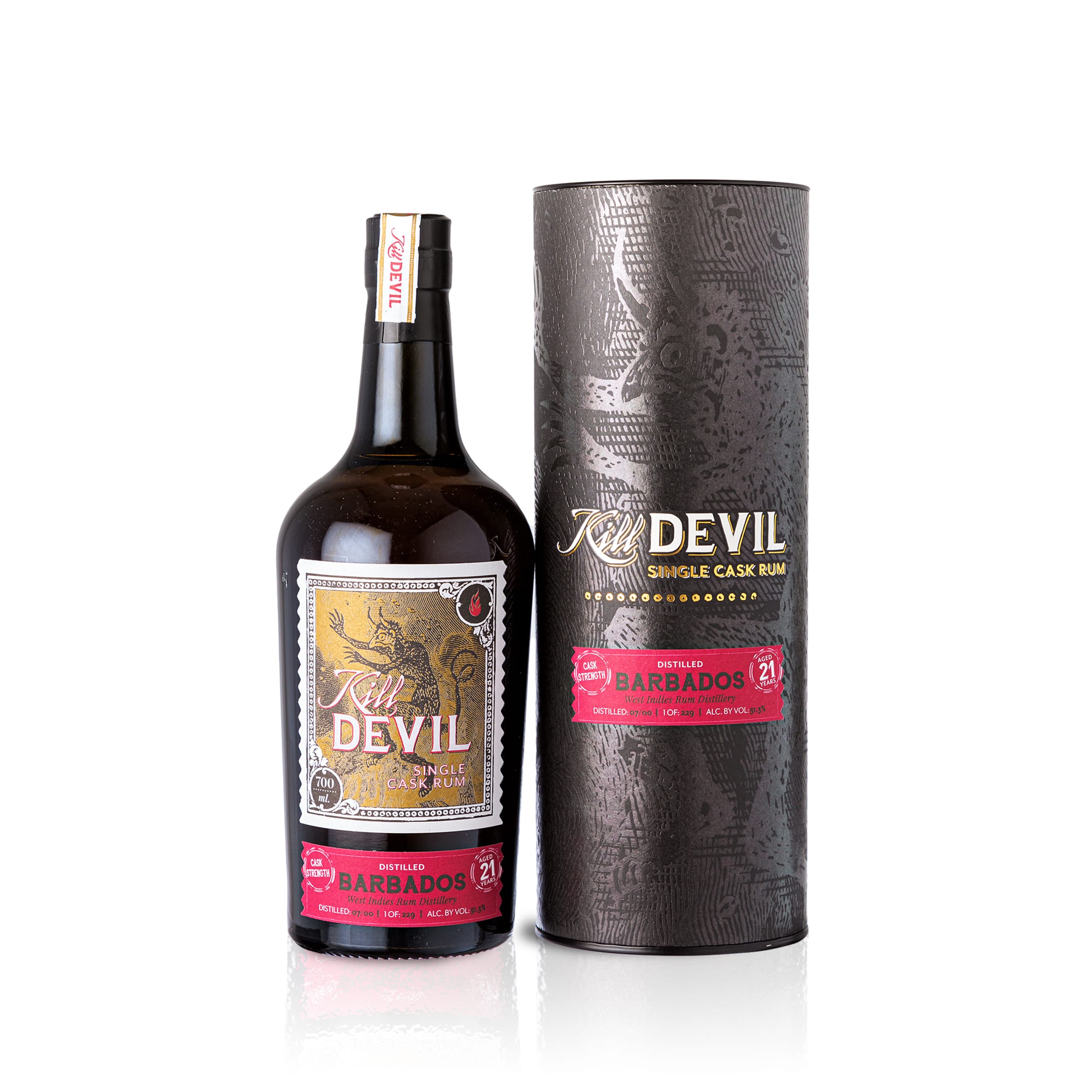 Kill Devil - Single Cask Rum Barbados 21 Years Old - Hunter Laing