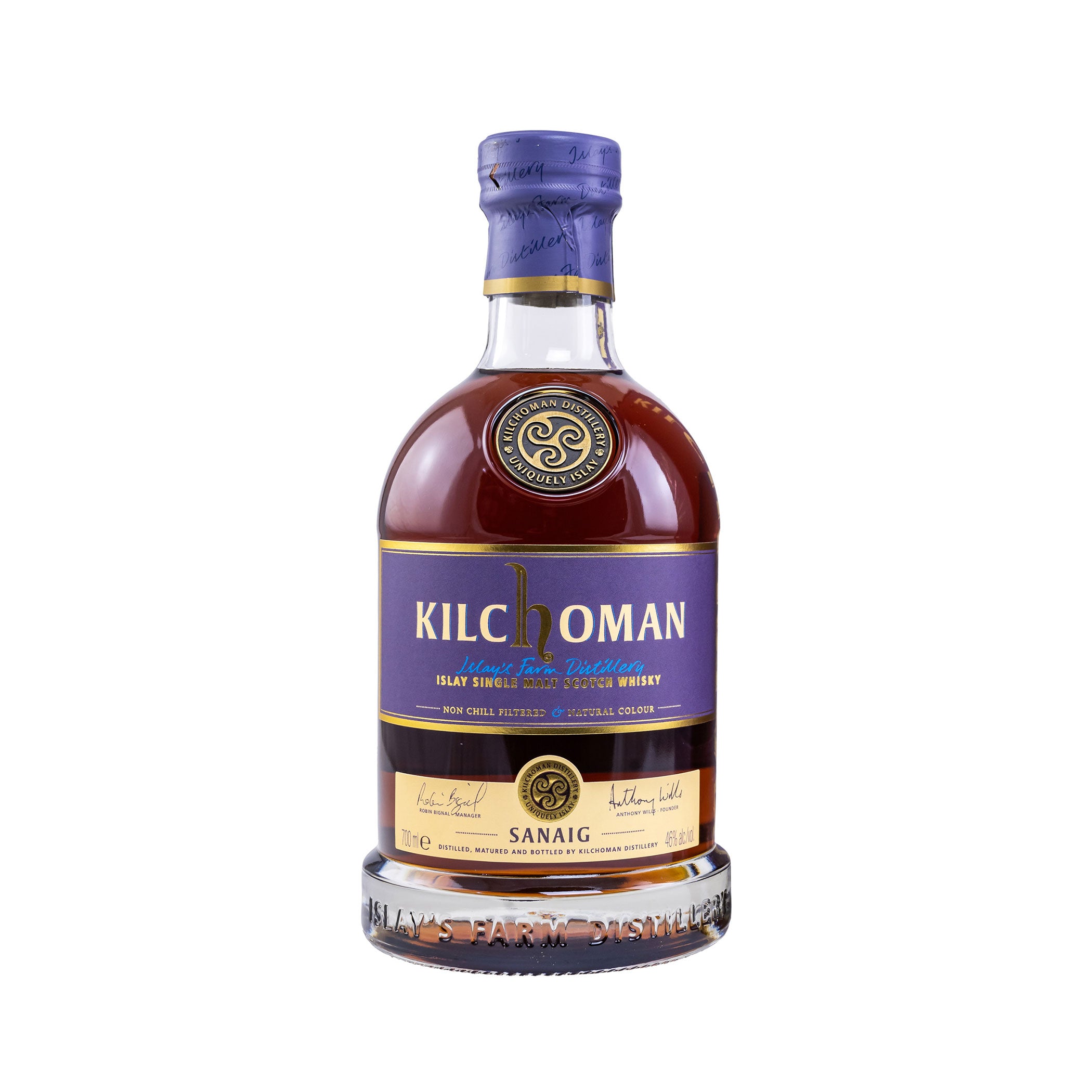 Kilchoman Sanaig 46 % Islay Single Malt Scotch Whisky - Neuware ohne Originalverpackung