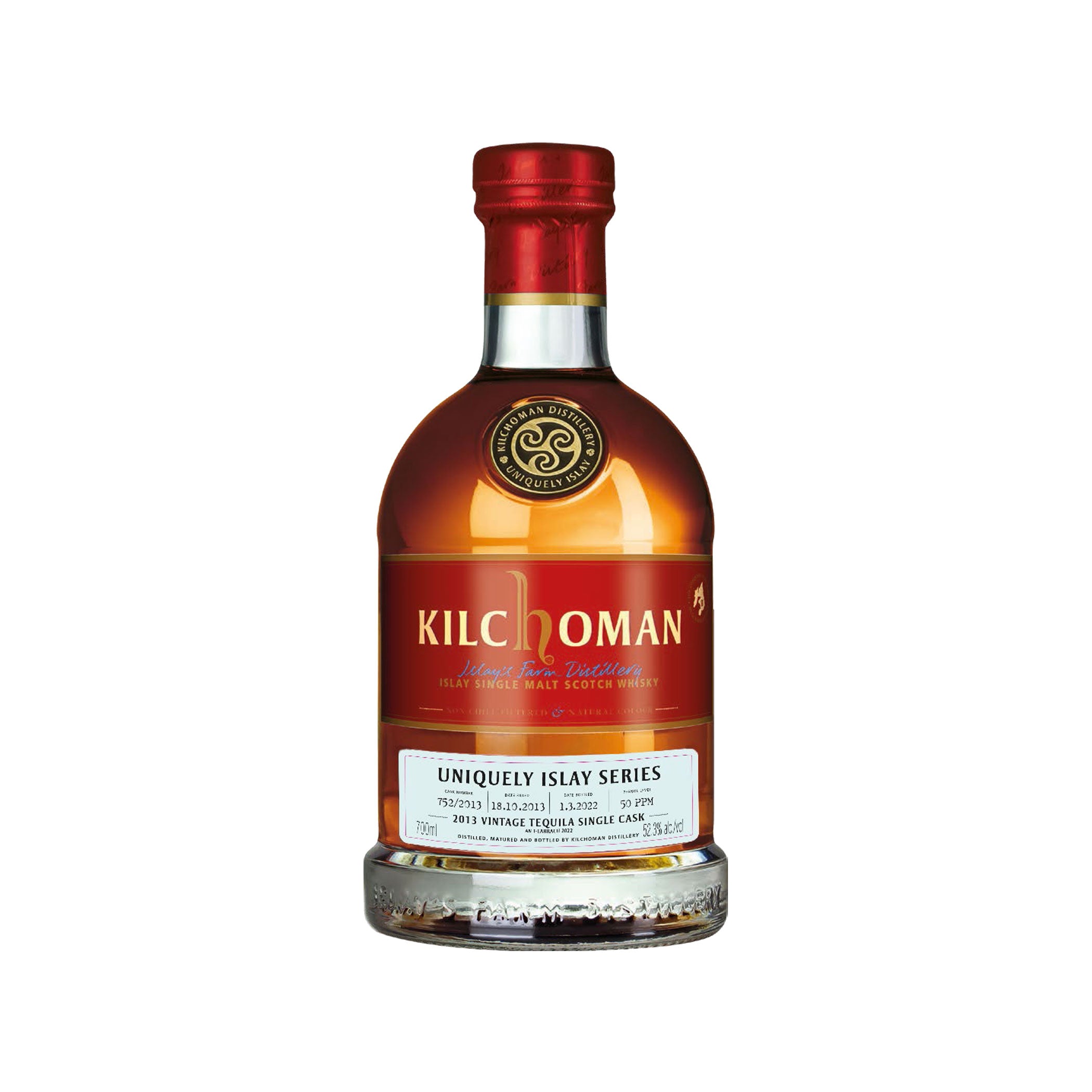 Kilchoman Vintage 2013, AT22 Uniquely Islay Series - #2/10 - Cask 752/2013 Tequila Single Cask