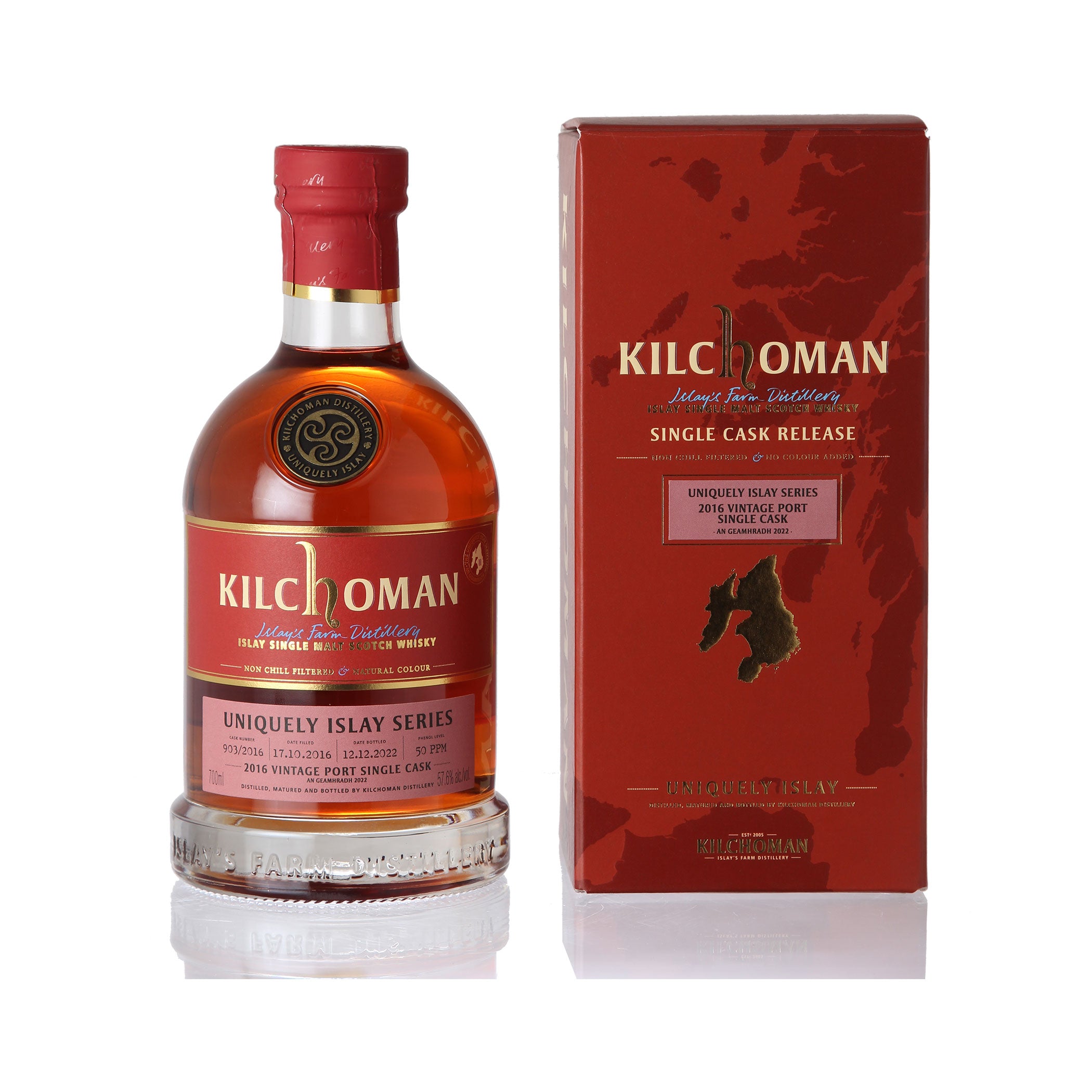 Kilchoman Uniquely Islay Series - 2016 Vintage Port Single Cask