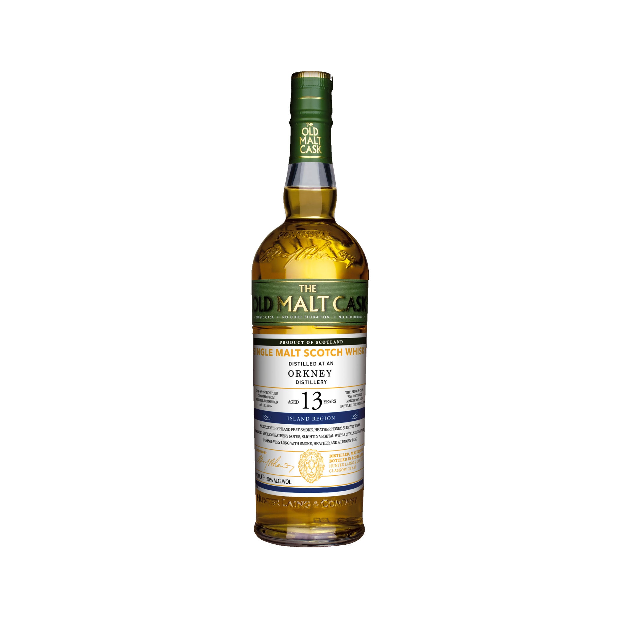1 Flasche Orkney 13 Jahre Hunter Laing Old Malt Cask