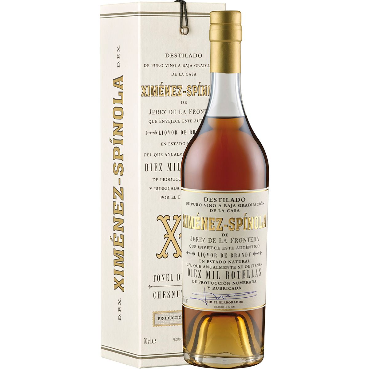 Brandy Criadera 10,000 bottles Ximénez-Spinola Jerez-Xérèz-Sherry/Spain 0.7l