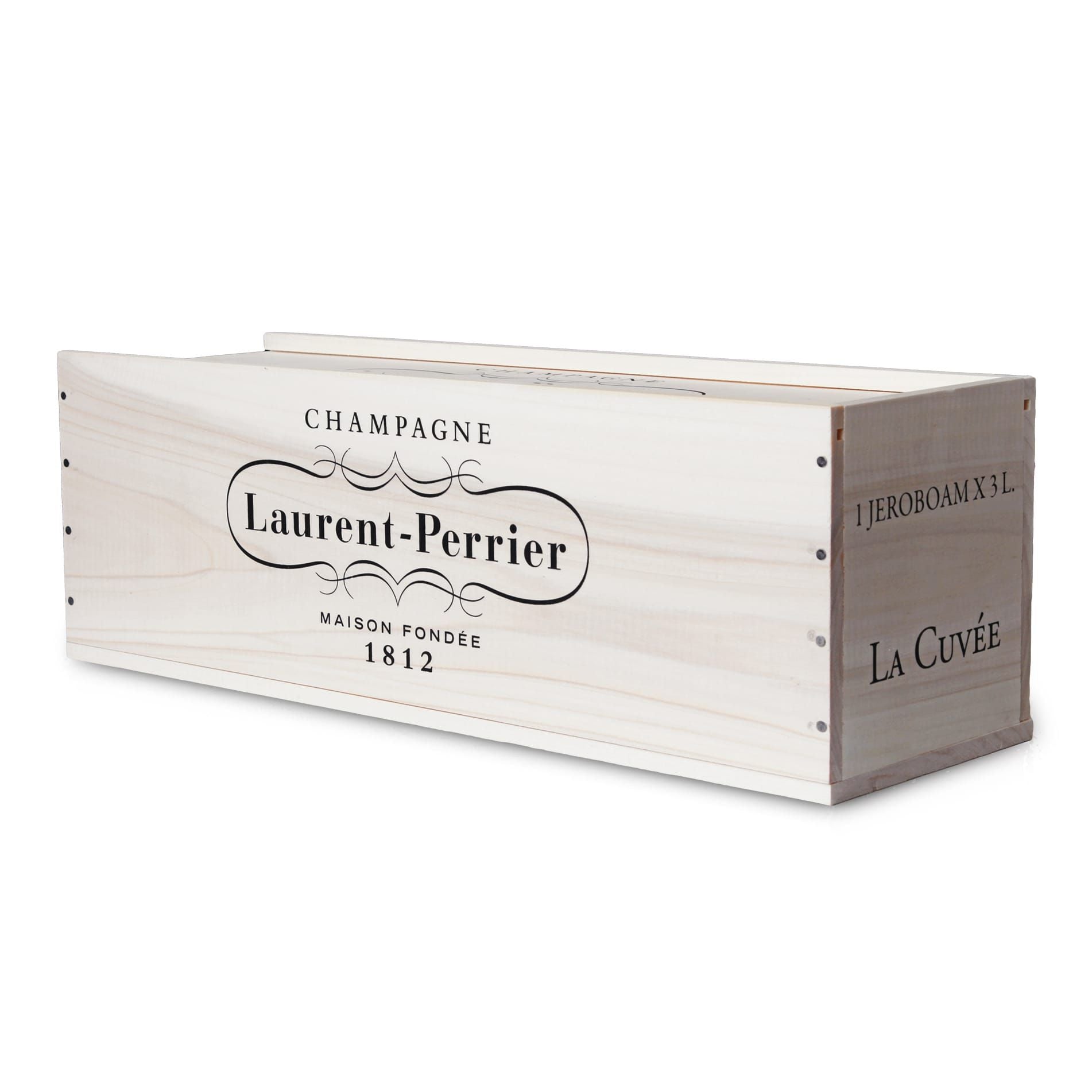 Champagne Laurent-Perrier La Cuvée Brut Jeroboam 3.0L in Wooden Box
