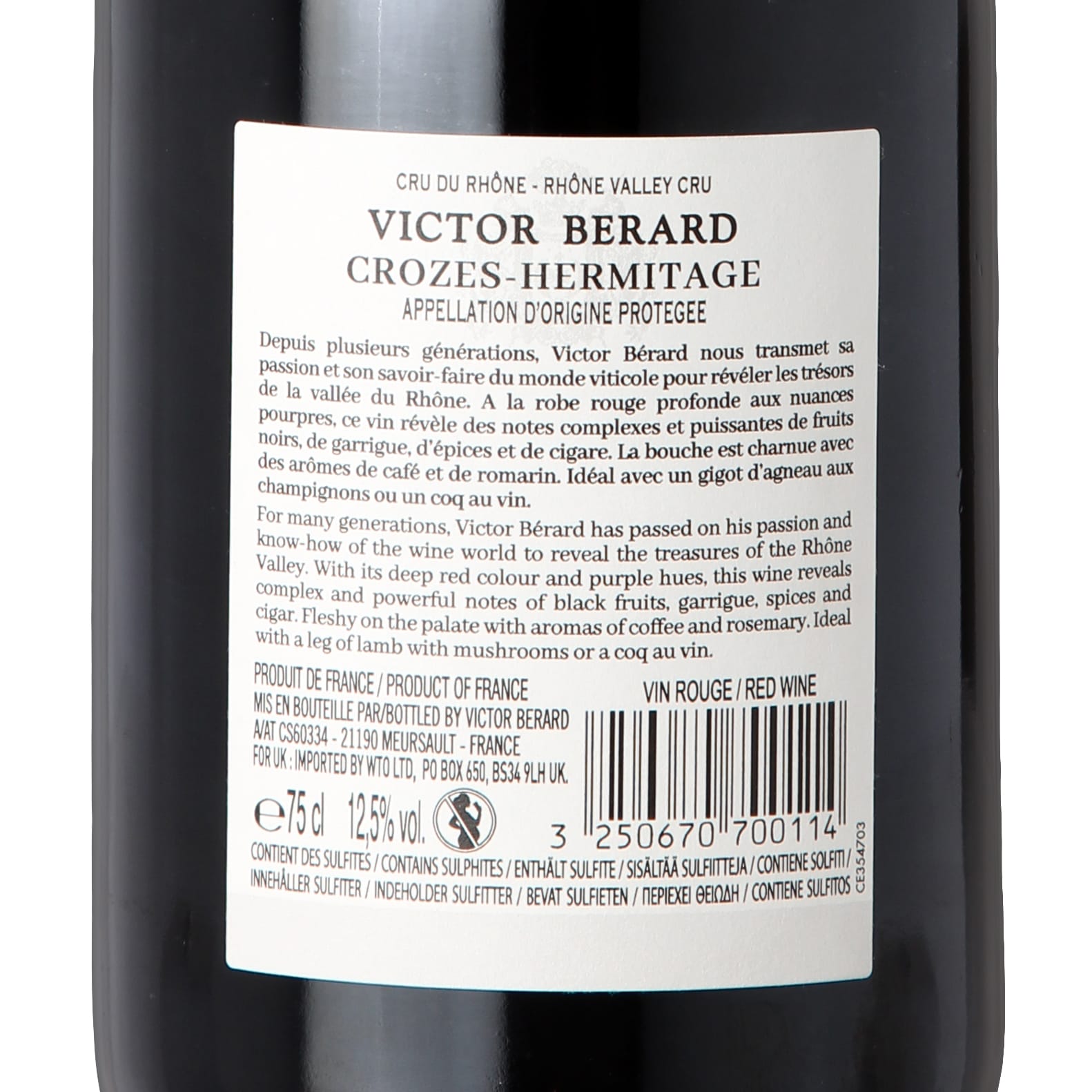 2021 Berard Pere et Fils Crozes-Hermitage - Frankreich