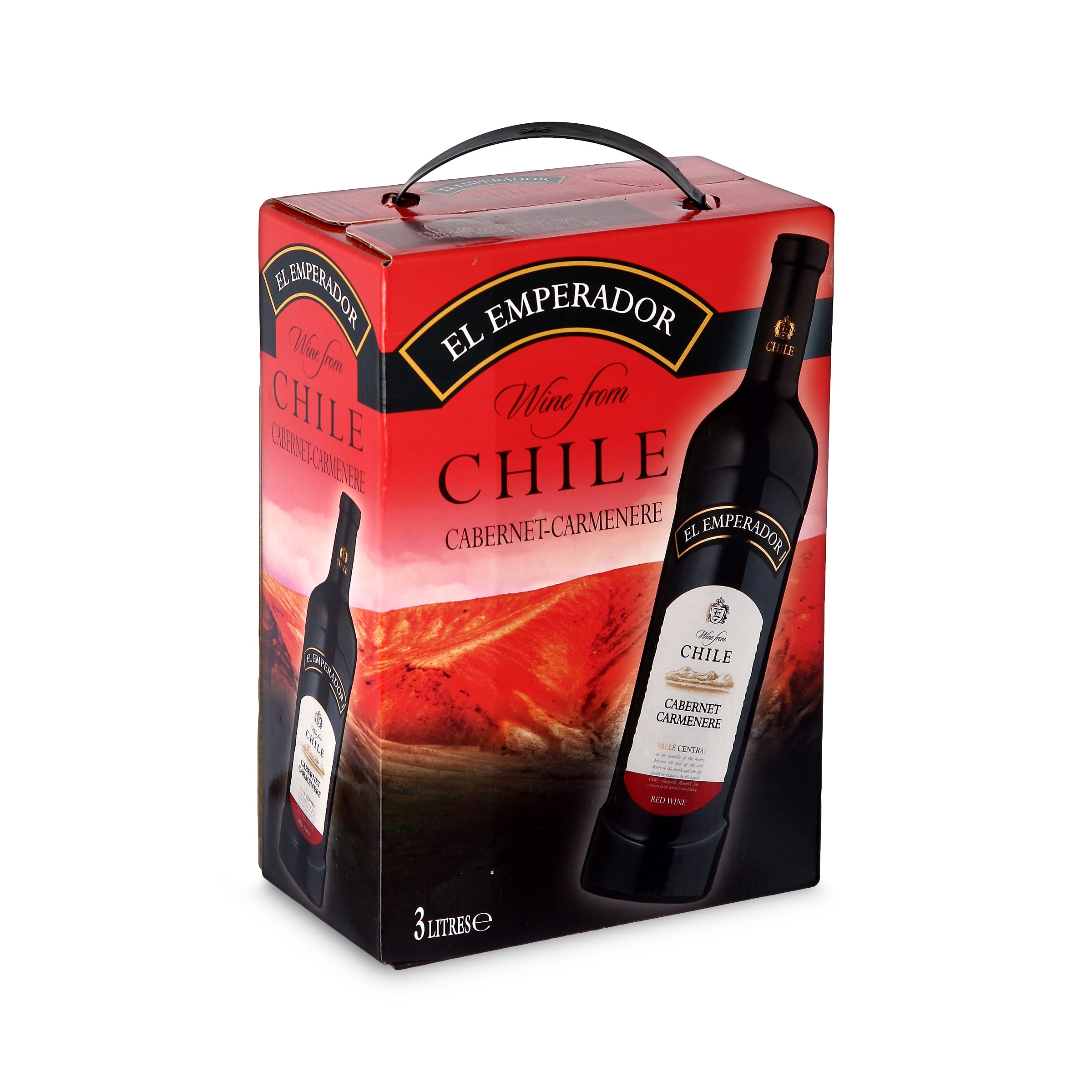 Cabernet-Carmenere - El Emperador - Bag-in-Box 3L - Rotwein trocken aus Chile