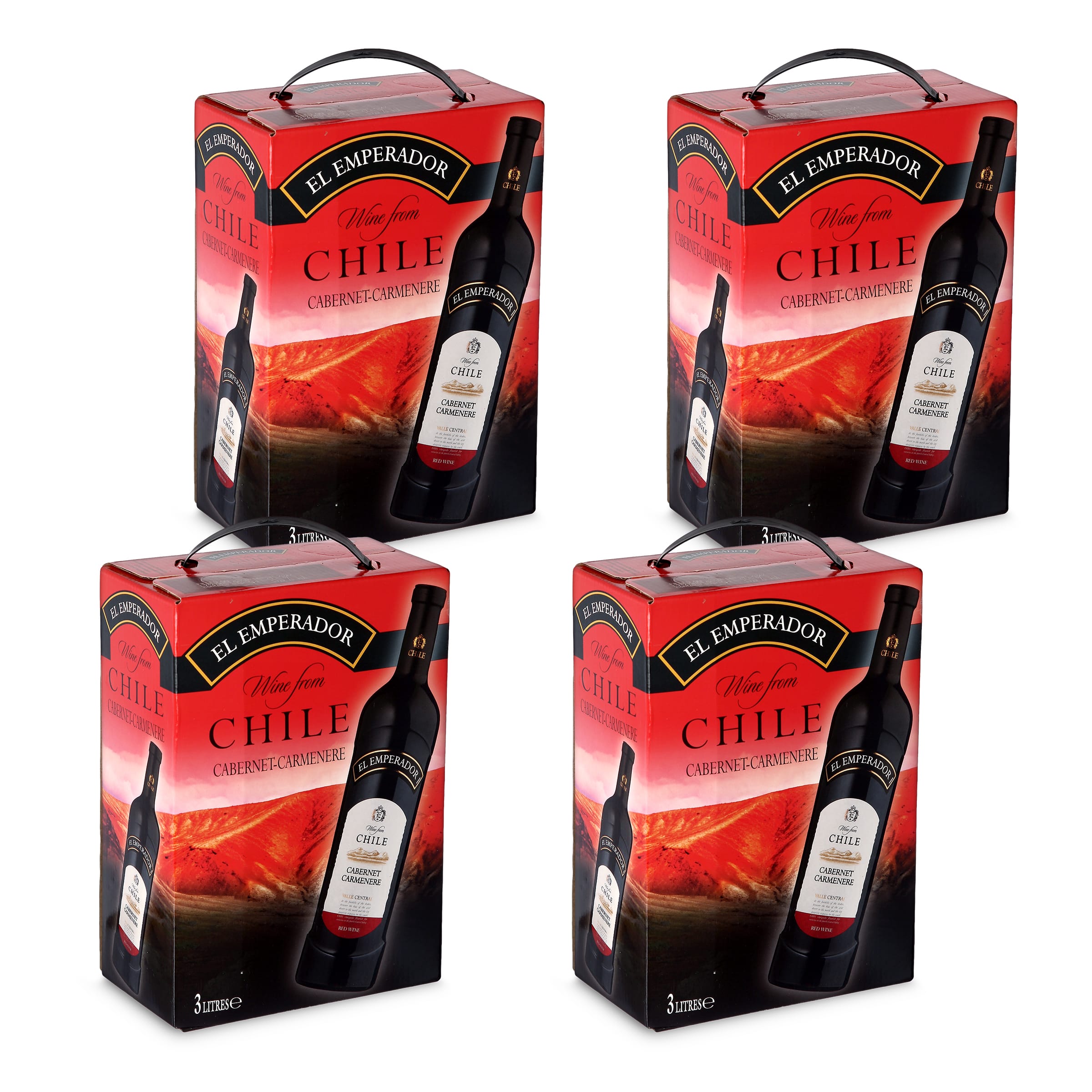 Cabernet-Carmenere - El Emperador - Bag-in-Box 3L - Rotwein trocken aus Chile