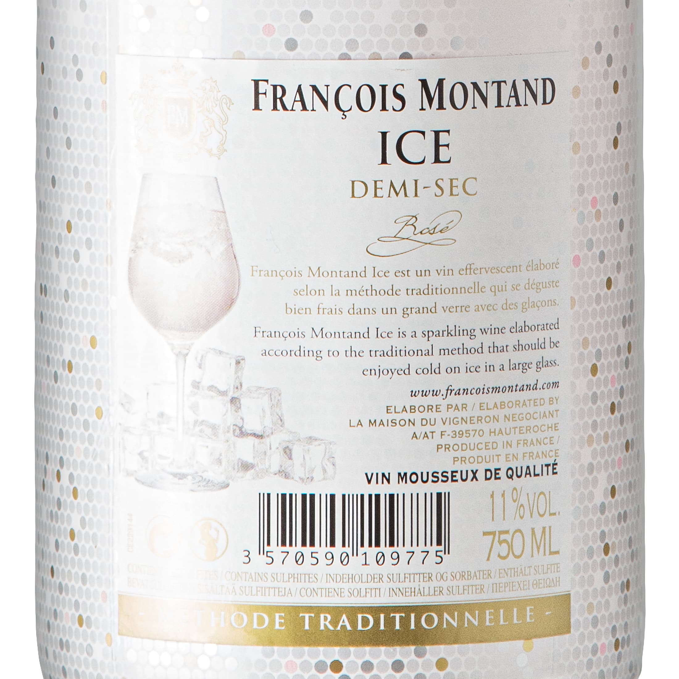 Rose Demi - Sec - ICE – François Montand - Méthode Traditionelle