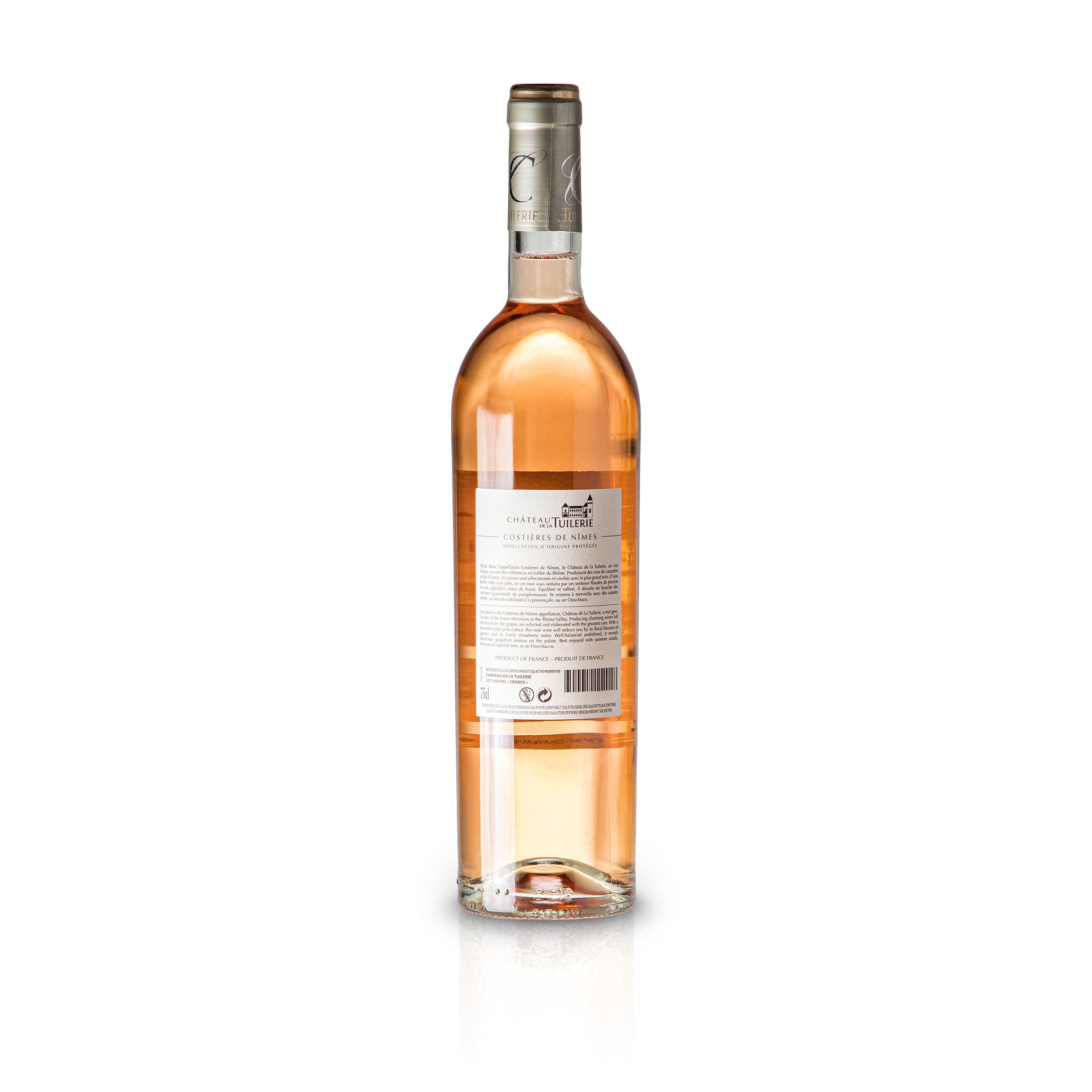 2020 Chateau de la Tuilerie Costieres de Nimes Grenache Syrah Rose - Italy