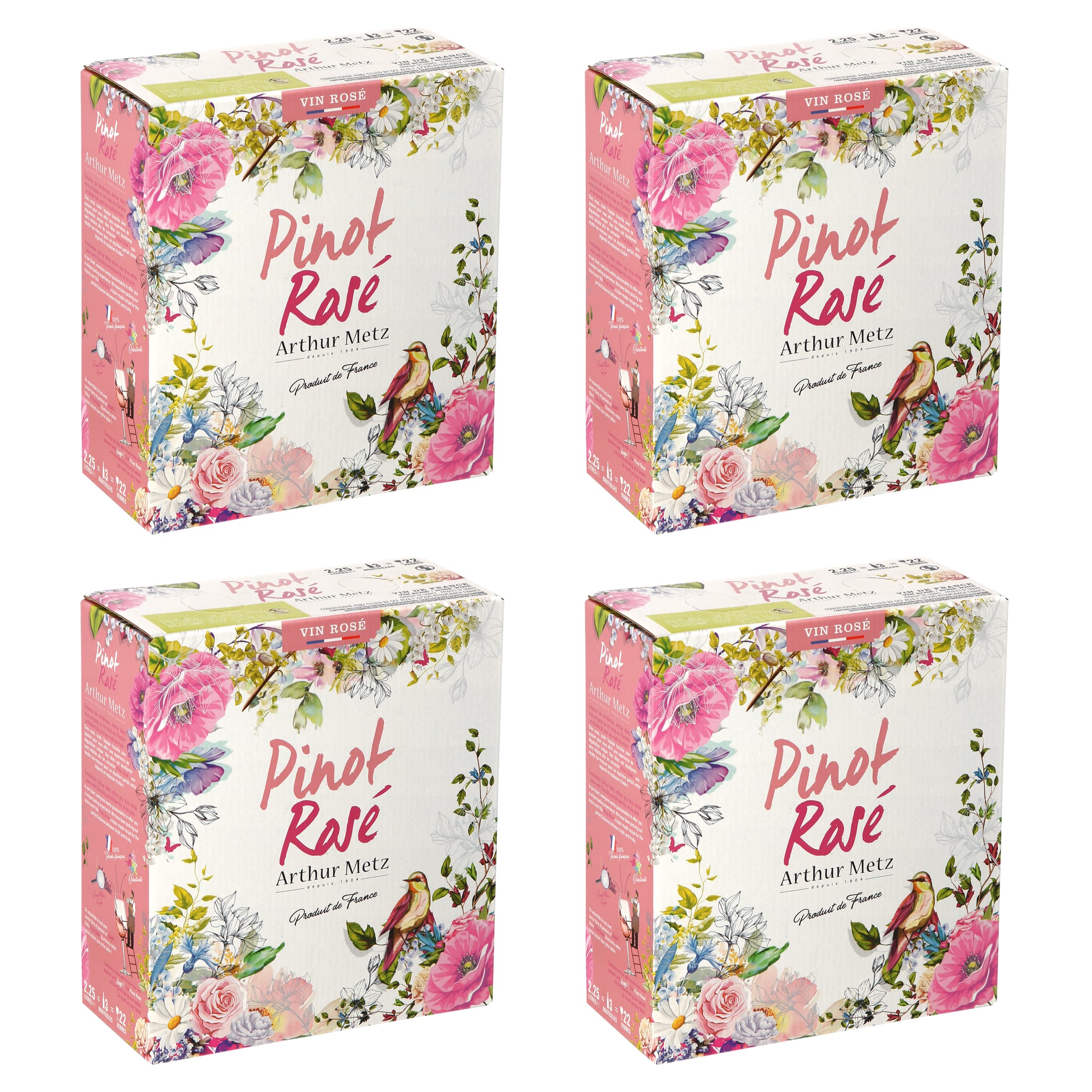 Arthur Metz Pinot Rosé Roséwein trocken Bag-in-Box 2,25 l