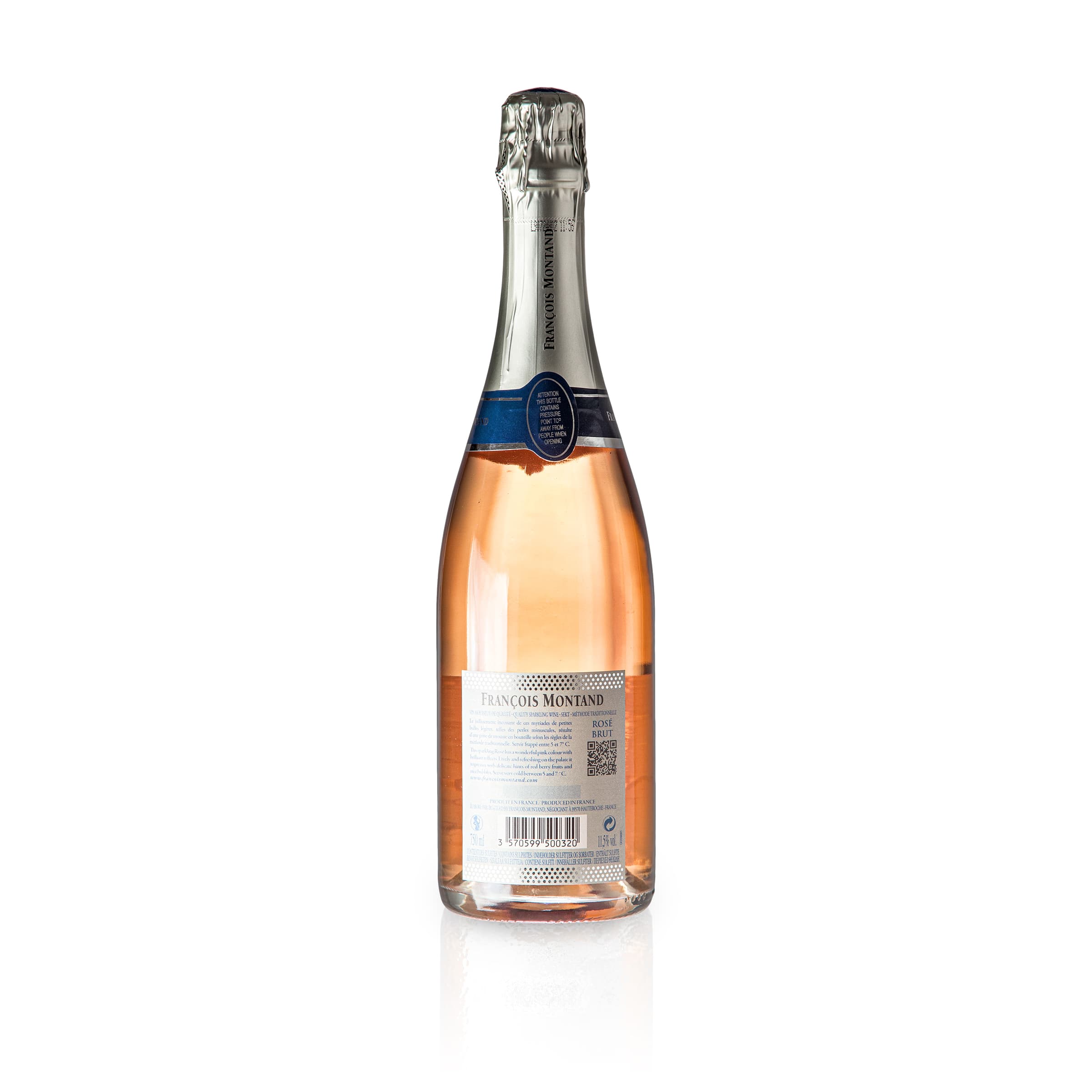 Rosé Sekt BRUT – François Montand - Méthode Traditionelle