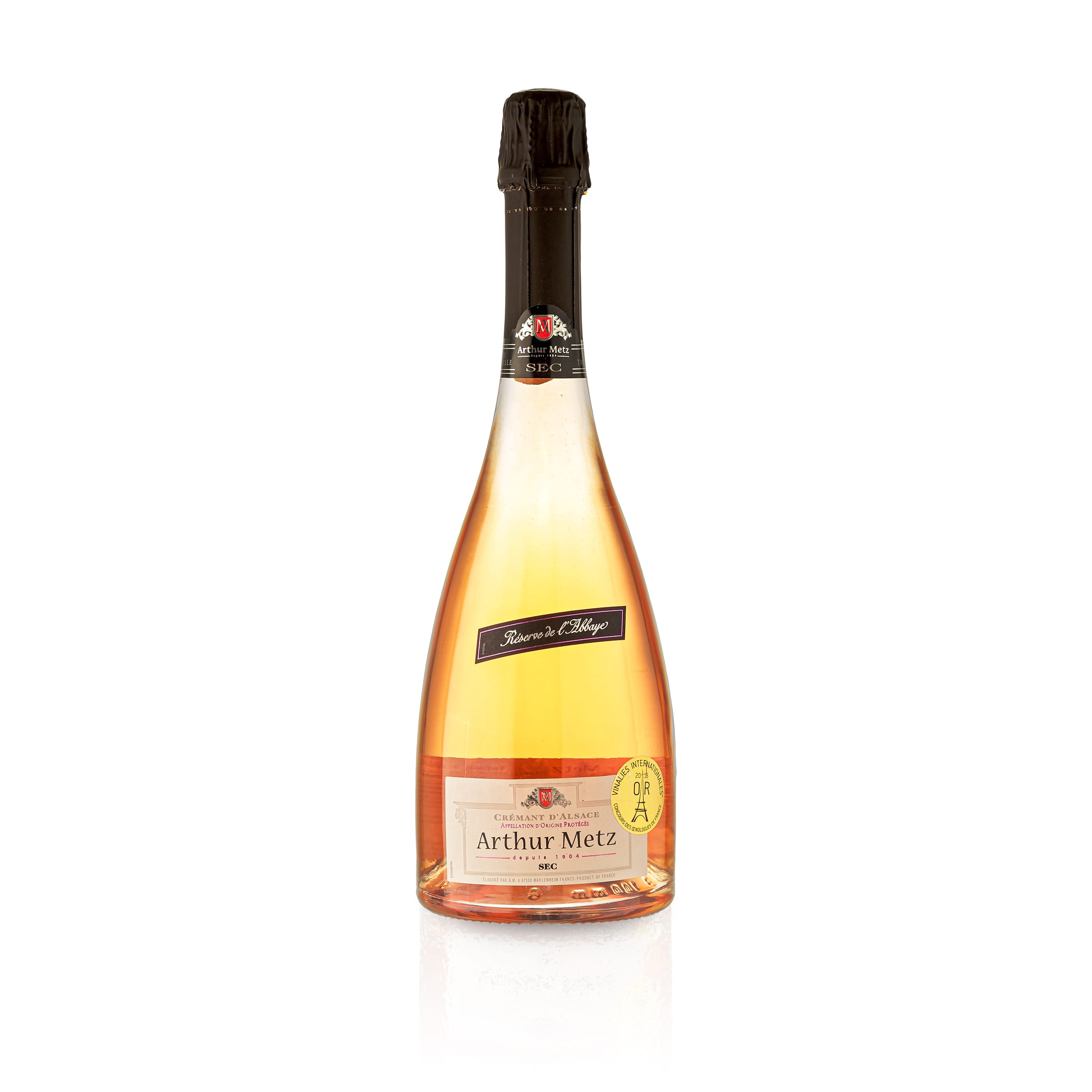 Crémant d' Alsace Réserve de l'Abbaye Rosé Sec - Arthur Metz