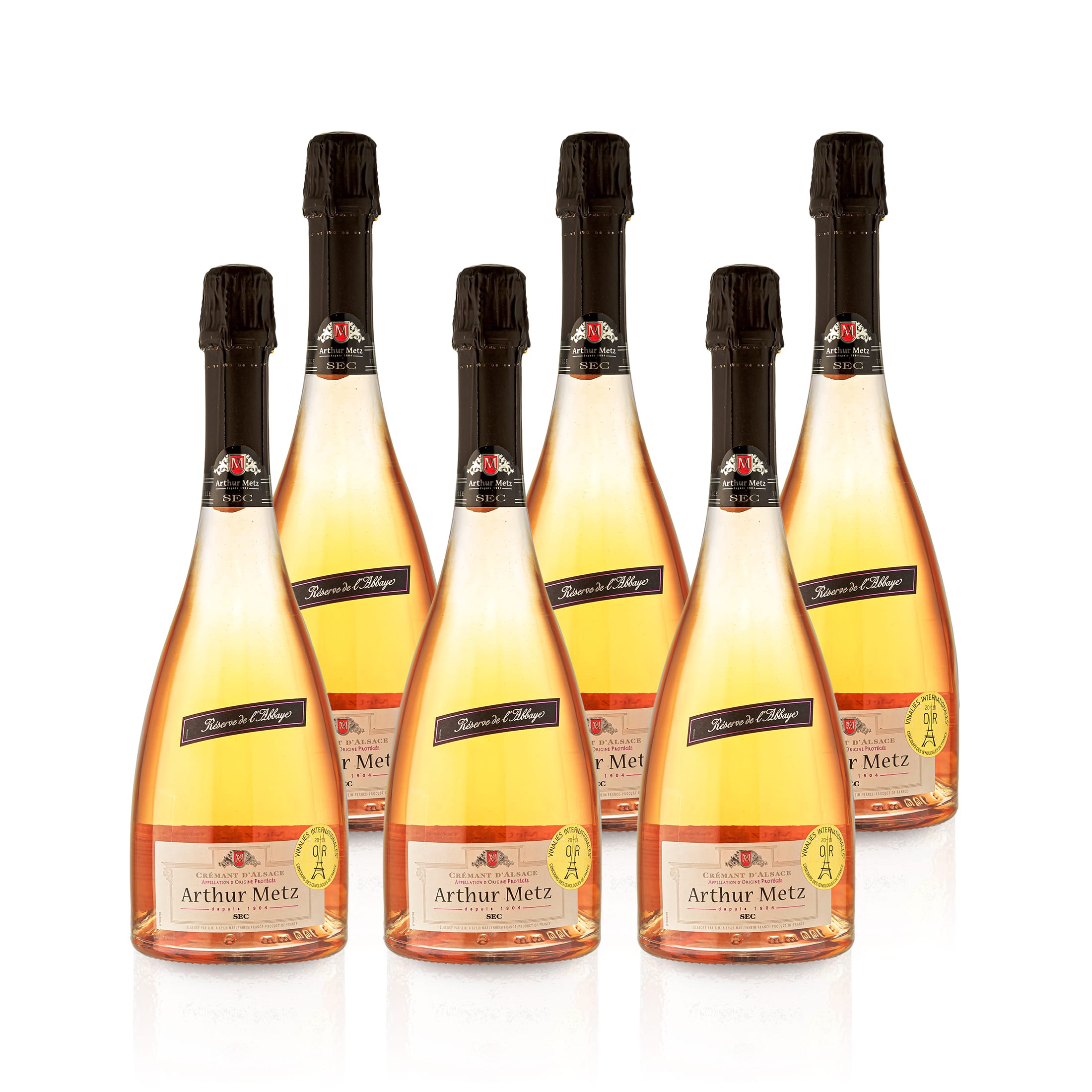 Crémant d' Alsace Réserve de l'Abbaye Rosé Sec - Arthur Metz