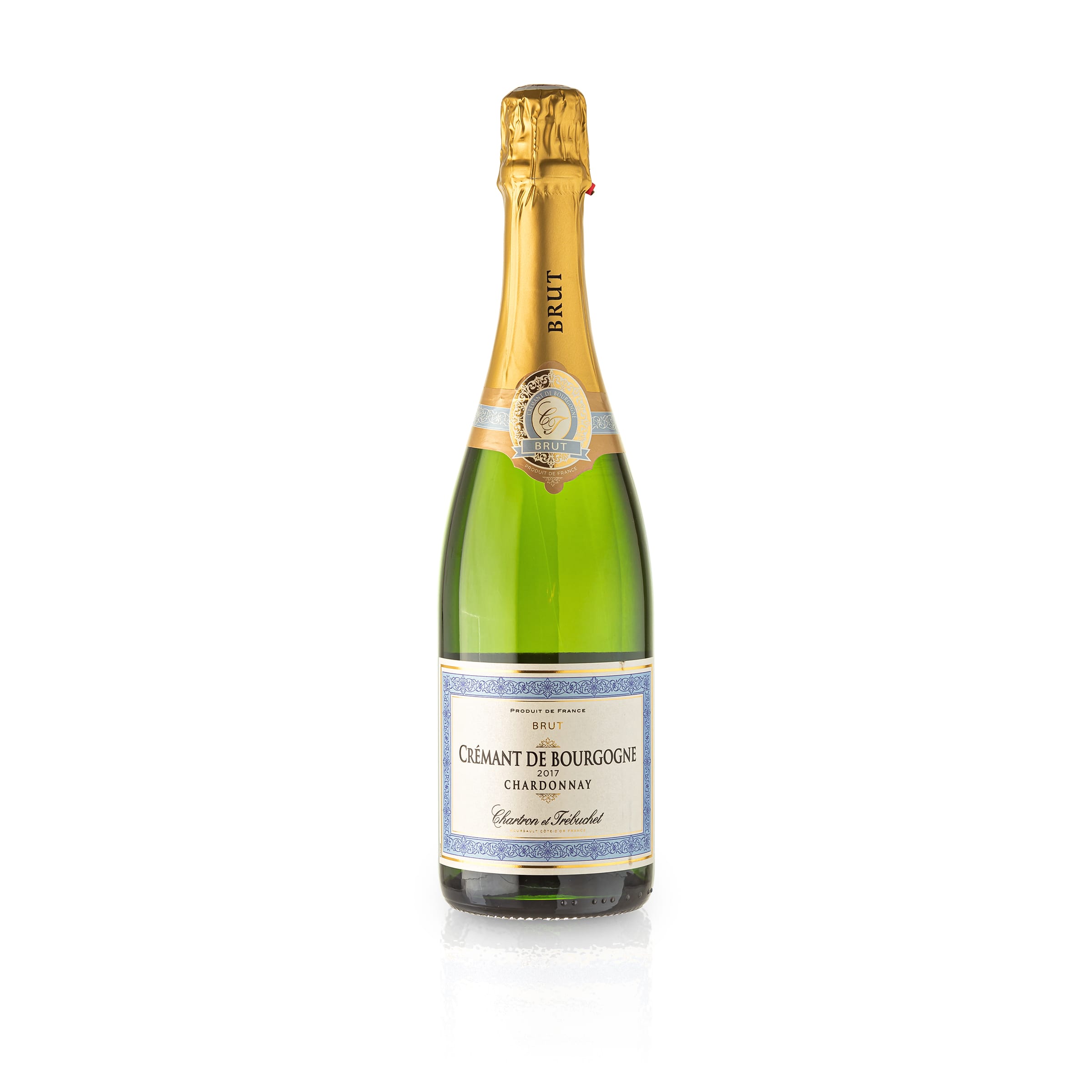Feinste Weine - 2 er Sektpaket - Domaine Chartron & Trébuchet - Crémant de Bourgogne (2 * 0,75l)