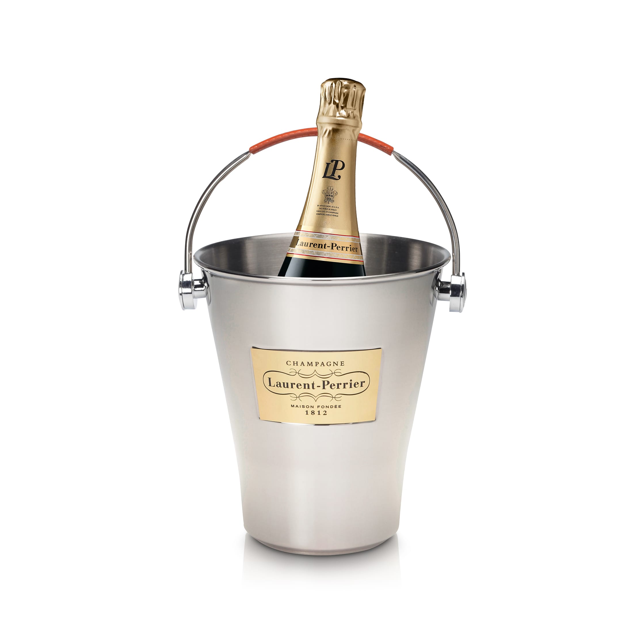 Champagne Laurent-Perrier La Cuvée Brut 0.75L in gift set (6 bottles with Champagne Ice Bucket)