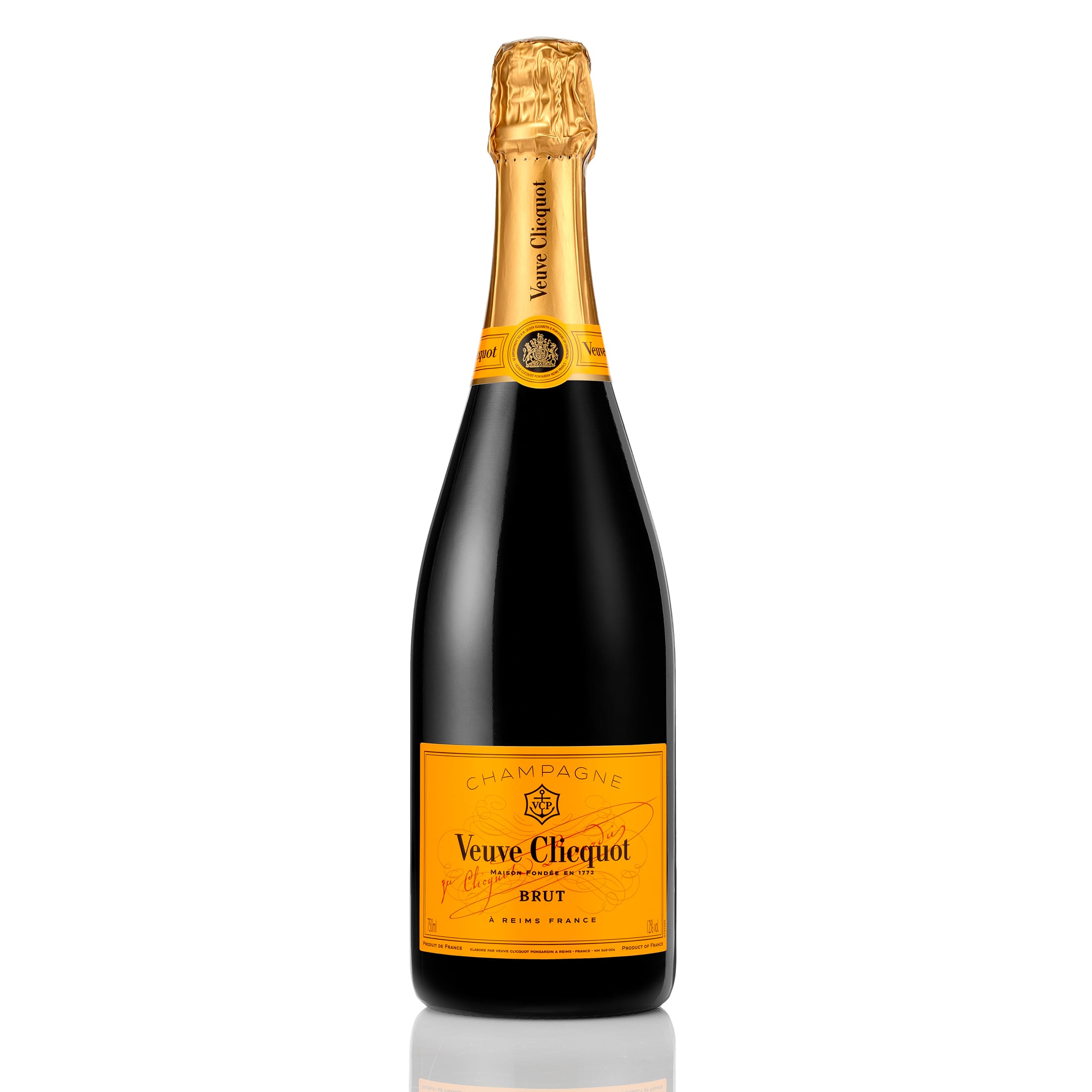 Champagne Veuve Clicquot Brut Yellow Label in Geschenkpackung