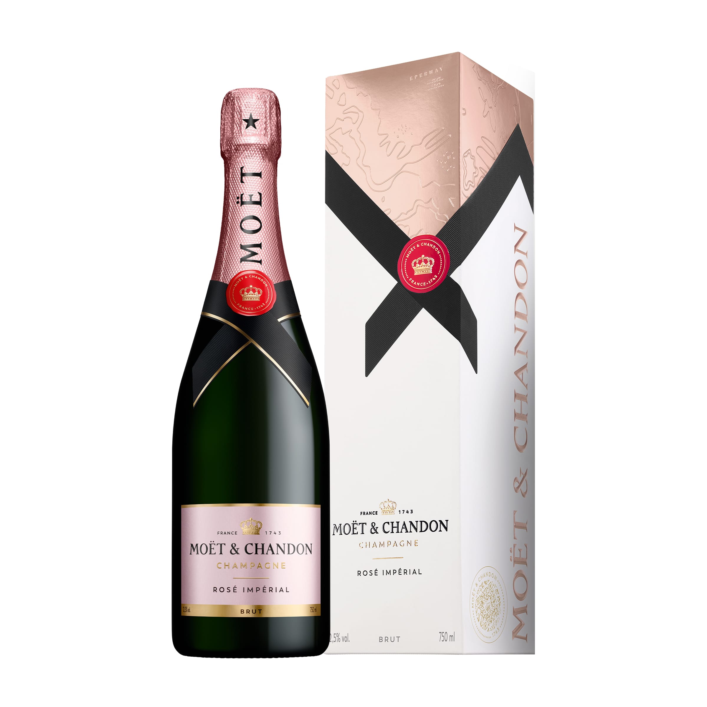 Moët & Chandon Rosé Impérial Champagner (0,75 l) in Geschenkverpackung