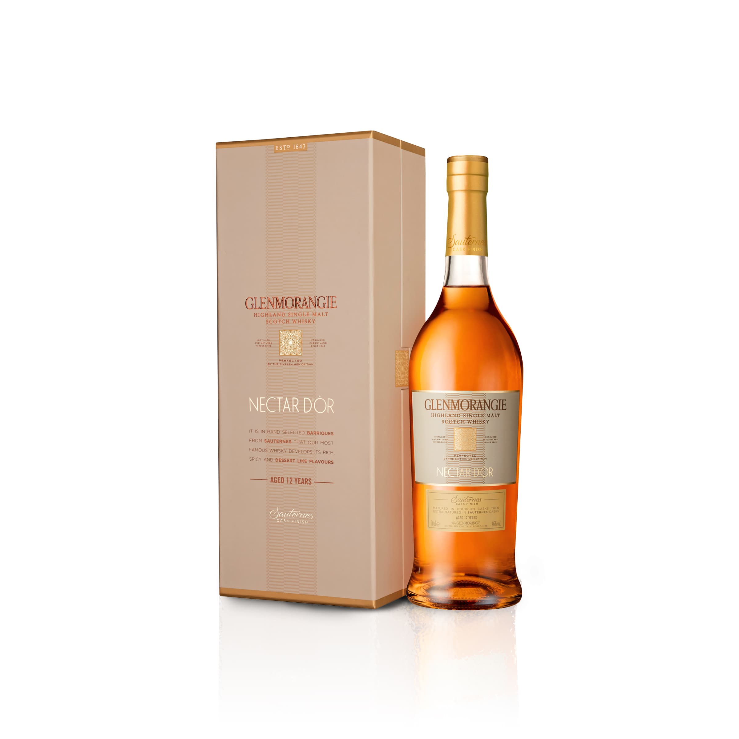Whisky Glenmorangie Single Malt Nectar D'òr "Extra Matured" - Aged 12 Years