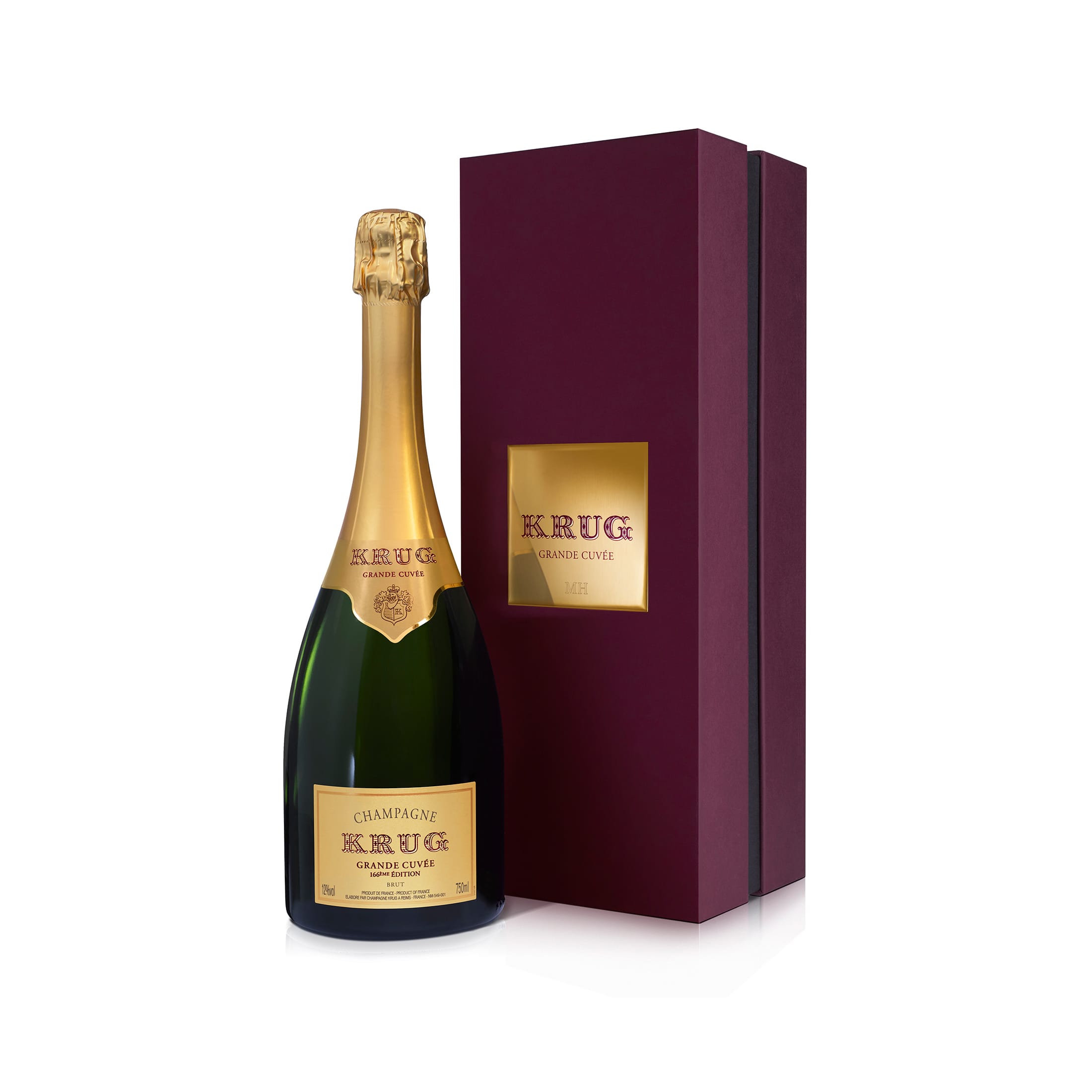 Krug Grande Cuvée 166ème Edition Brut Champagne in Geschenkverpackung