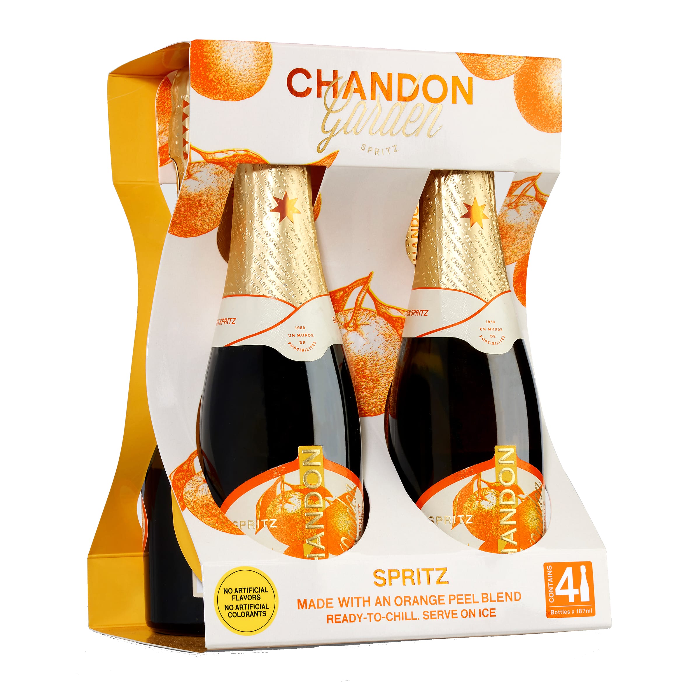 Chandon Garden Spritz Set 4x 0,1875L