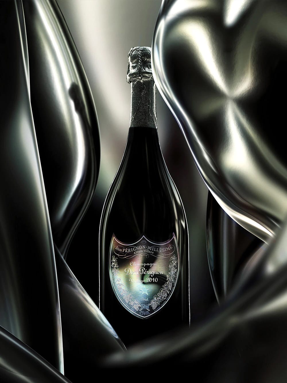 Dom Pérignon Vintage 2010 Lady Gaga Limited Edition in Geschenkverpackung