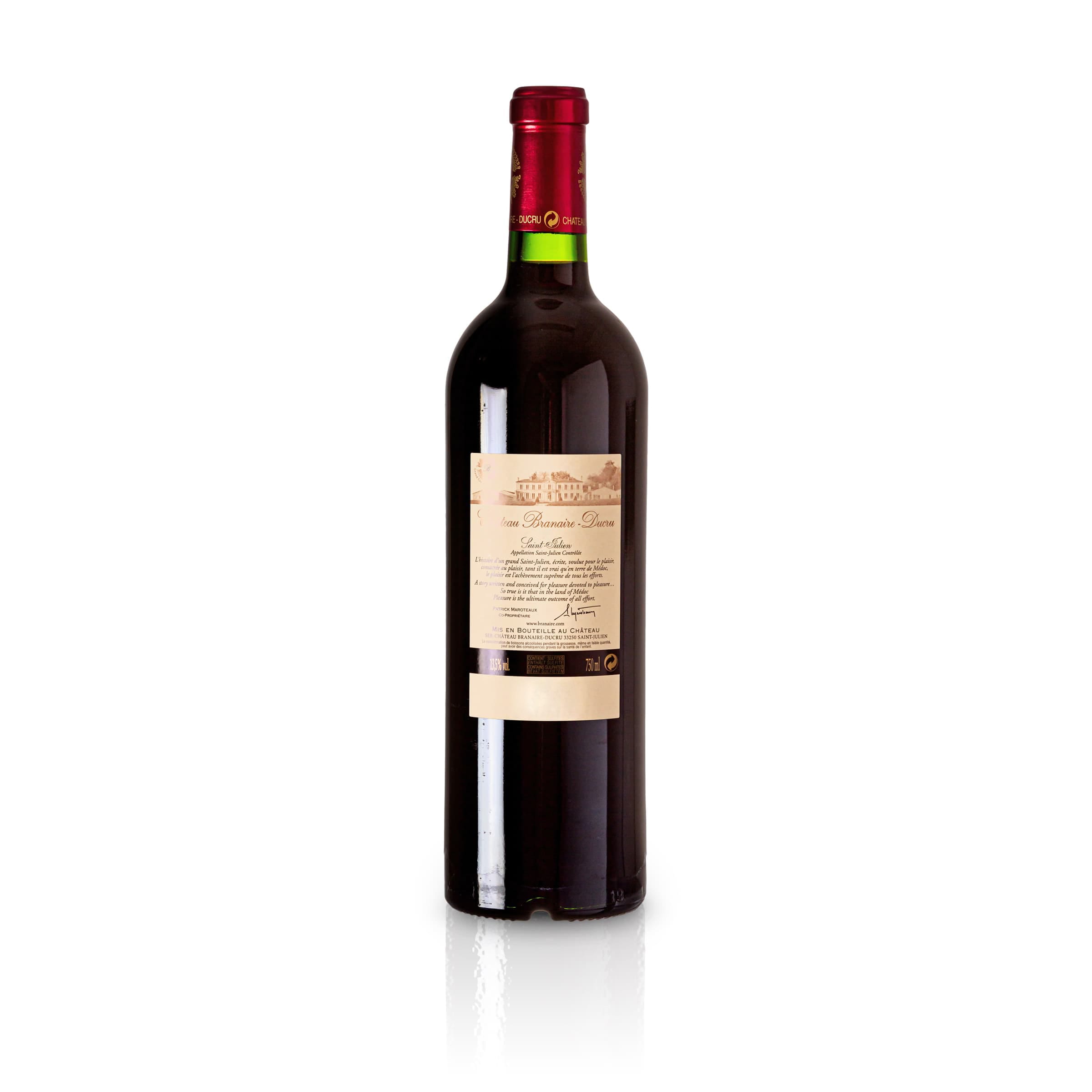 2018 Château Branaire Ducru, St. Julien Grand Cru Classé, (0.75 l) dry red wine