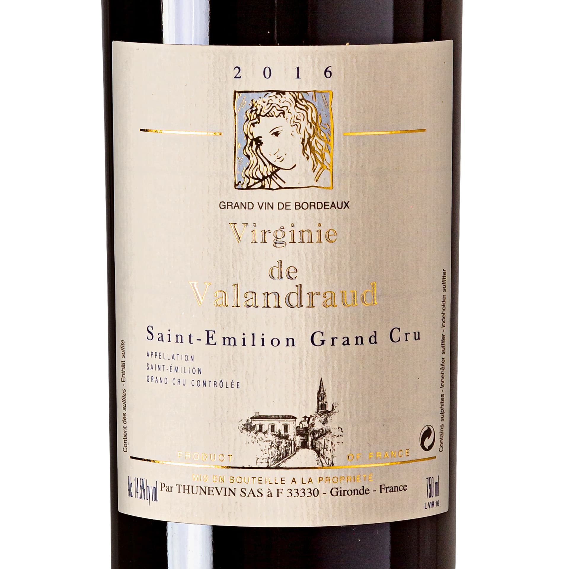 2016 2016 Chateau Valandraud 'Virginie de Valandraud' Saint-Émilion Grand Cru - Frankreich