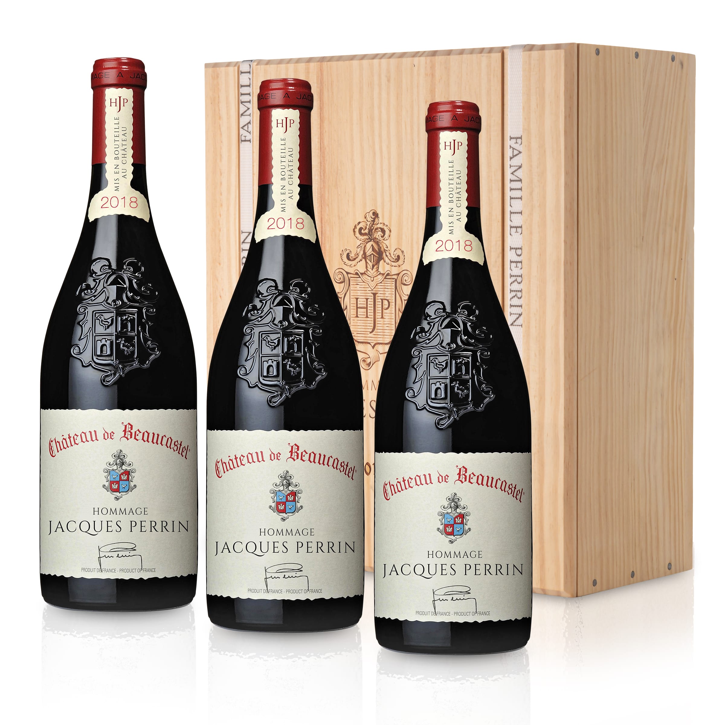 2018 Hommage Jacques Perrin Château de Beaucastel Châteauneuf-du-Pape Famille Perrin