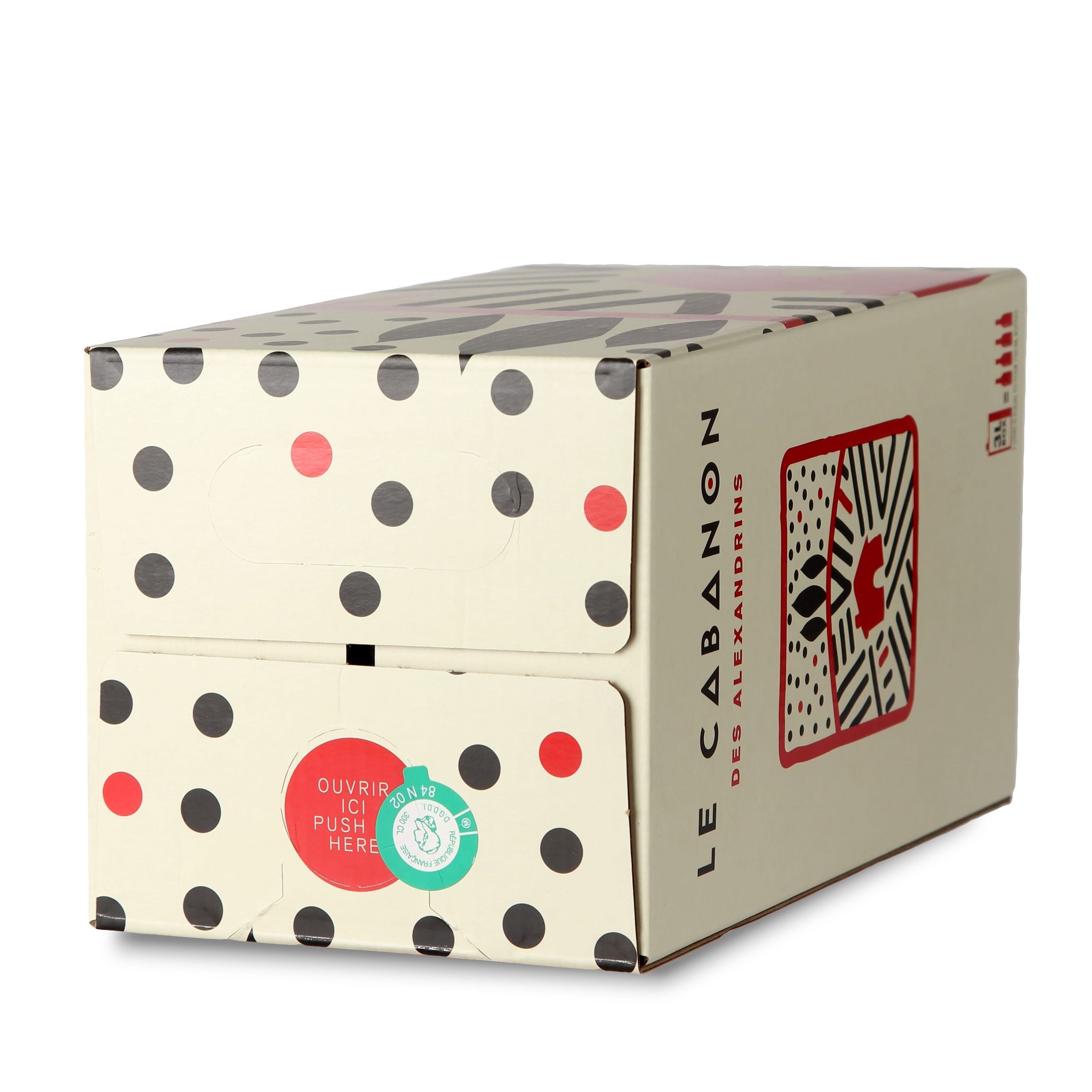 Maison Les Alexandrins Le Cabanon Rouge Rotwein trocken Bag-in-Box 3L