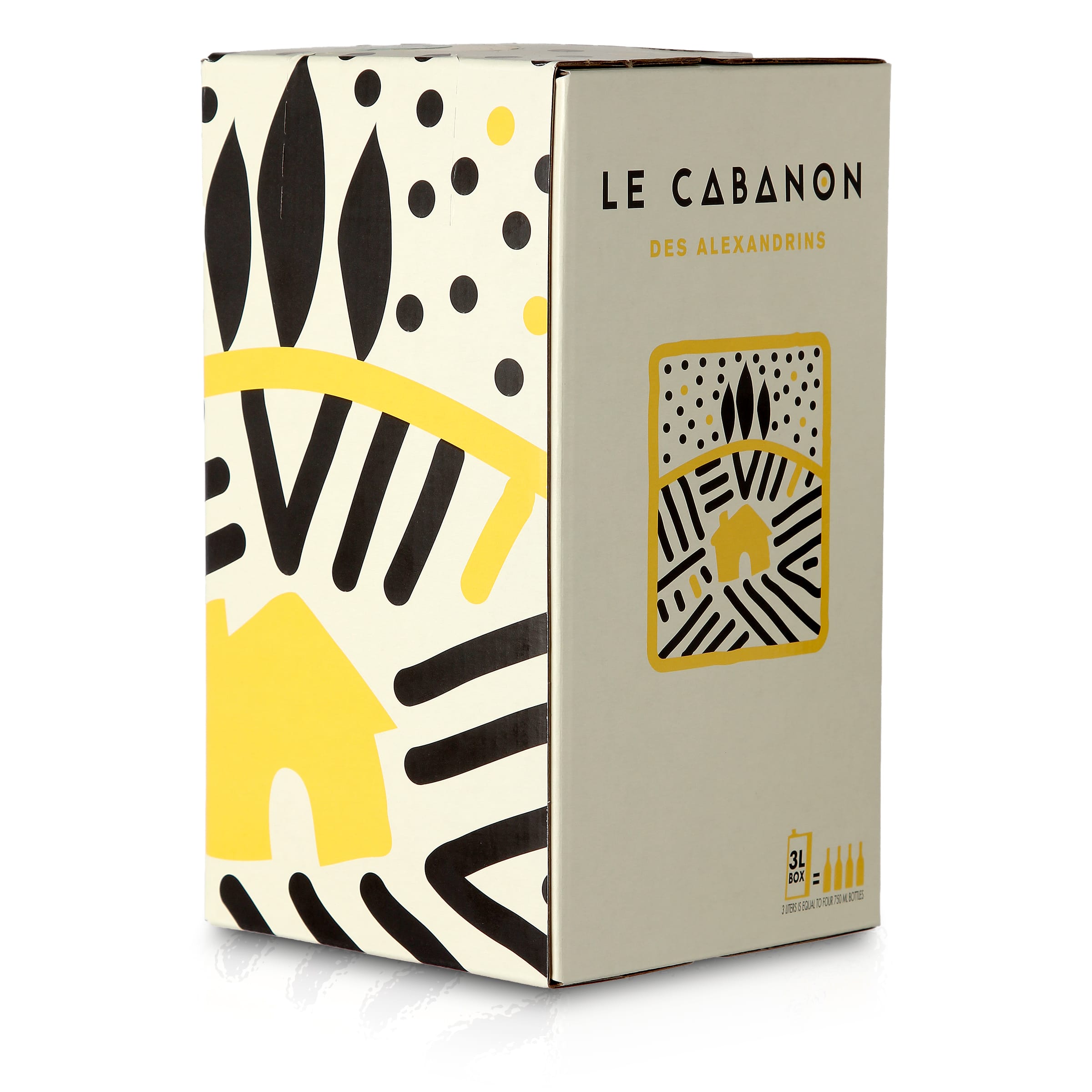 Maison Les Alexandrins Le Cabanon Blanc Weißwein trocken Bag-in-Box 3L