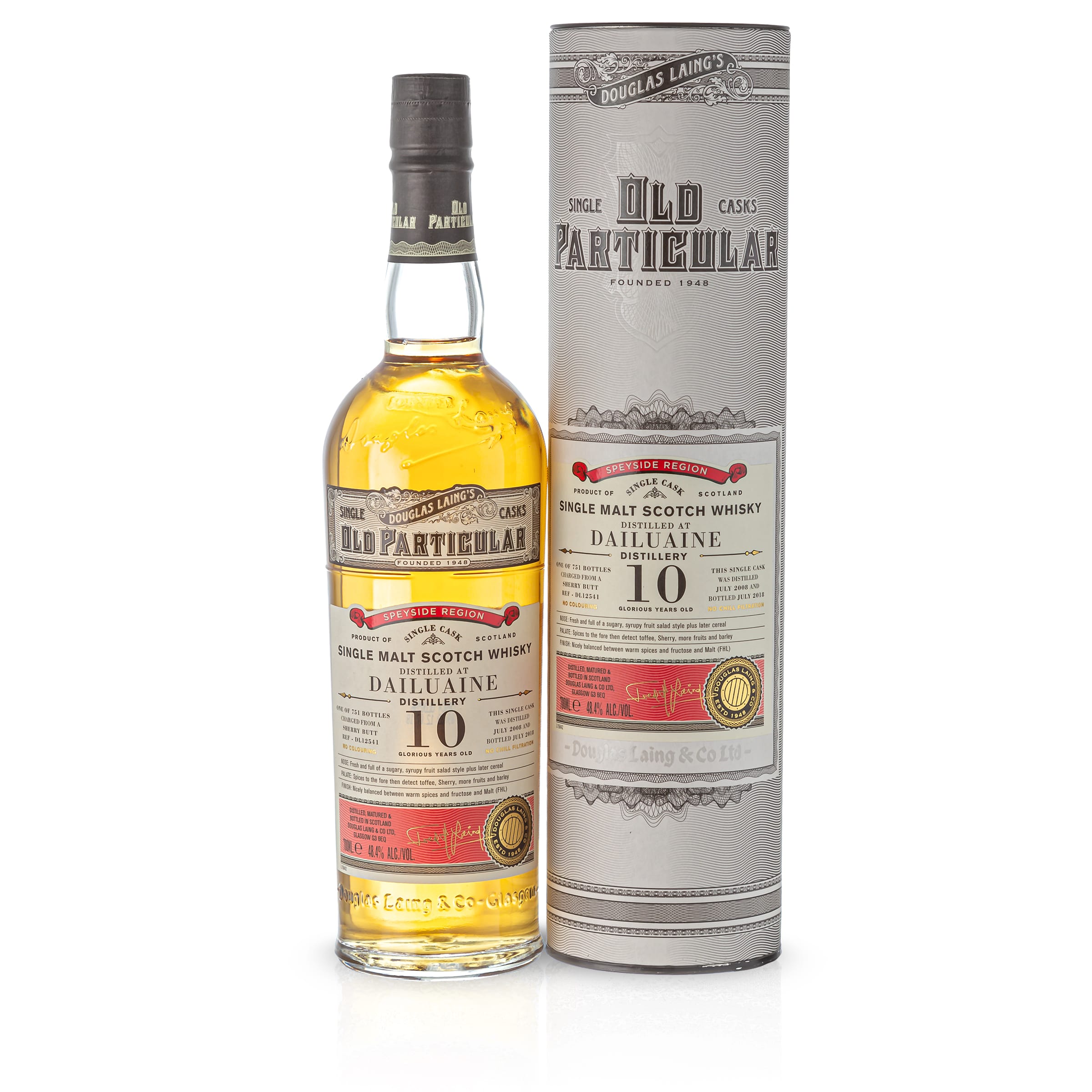 Dailuaine Sherry 10 Jahre OLD PARTICULAR Cask DL 12541