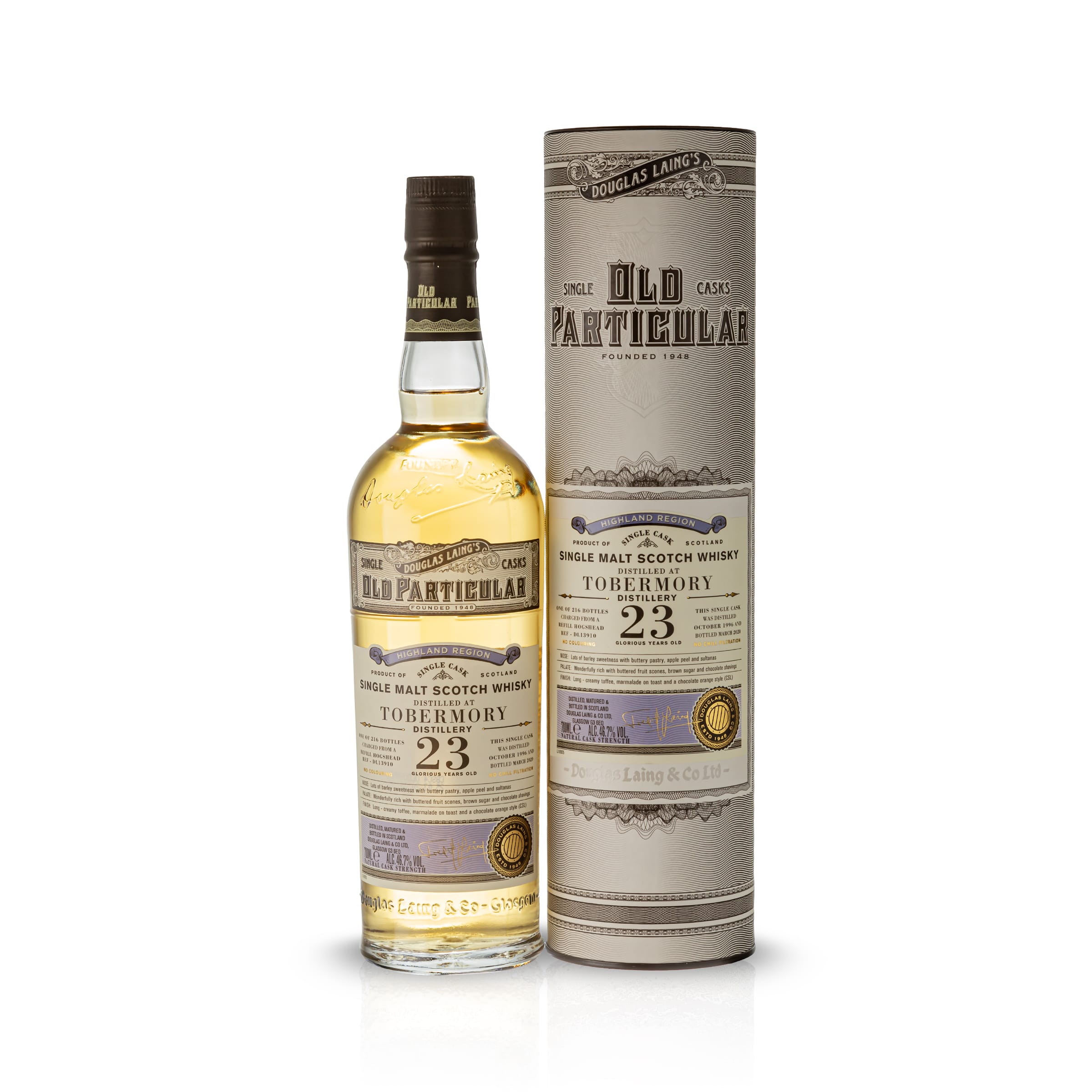 Tobermory 23 Jahre OLD PARTICULAR Cask DL 13910