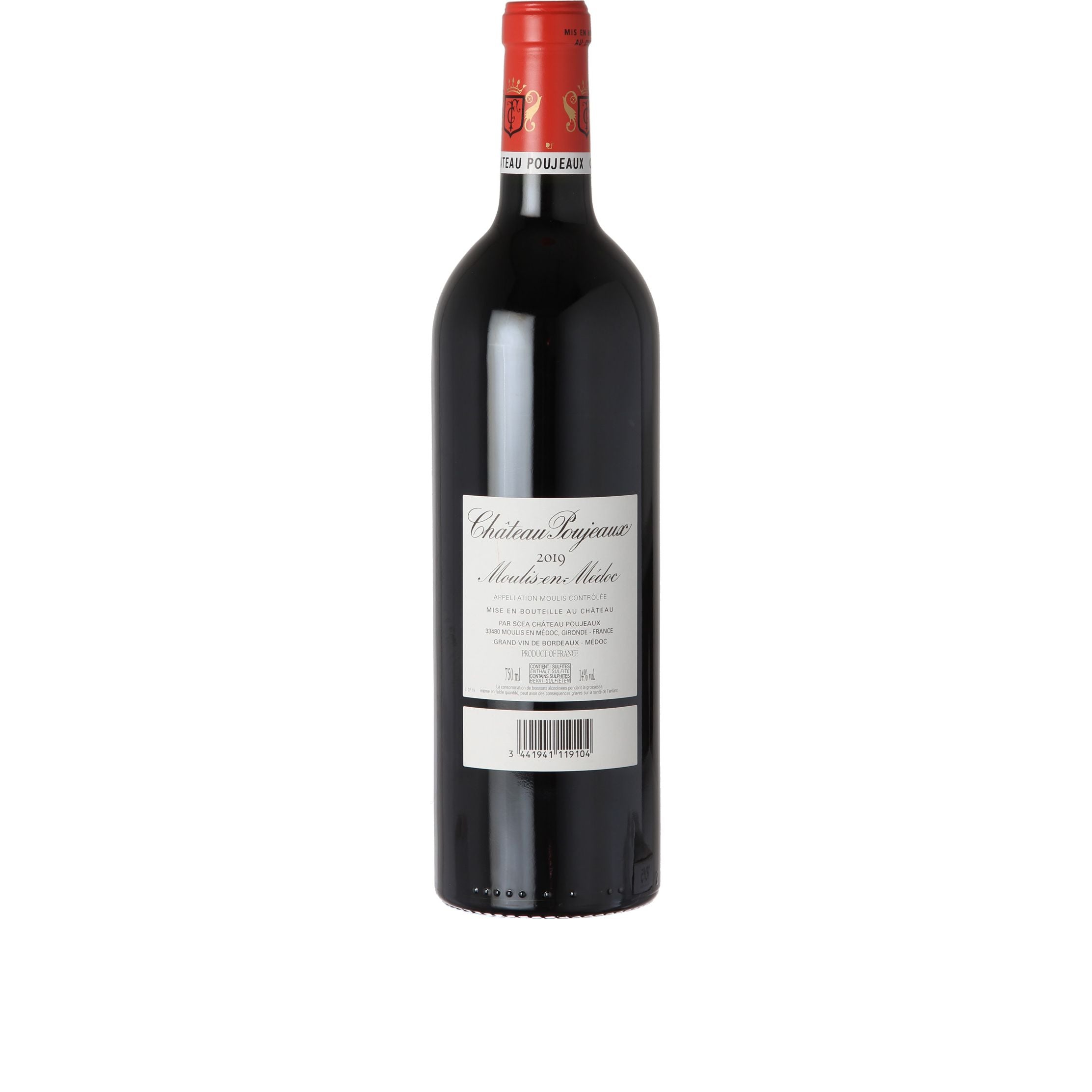 2019 Château Poujeaux - Moulis - Dry Red Wine