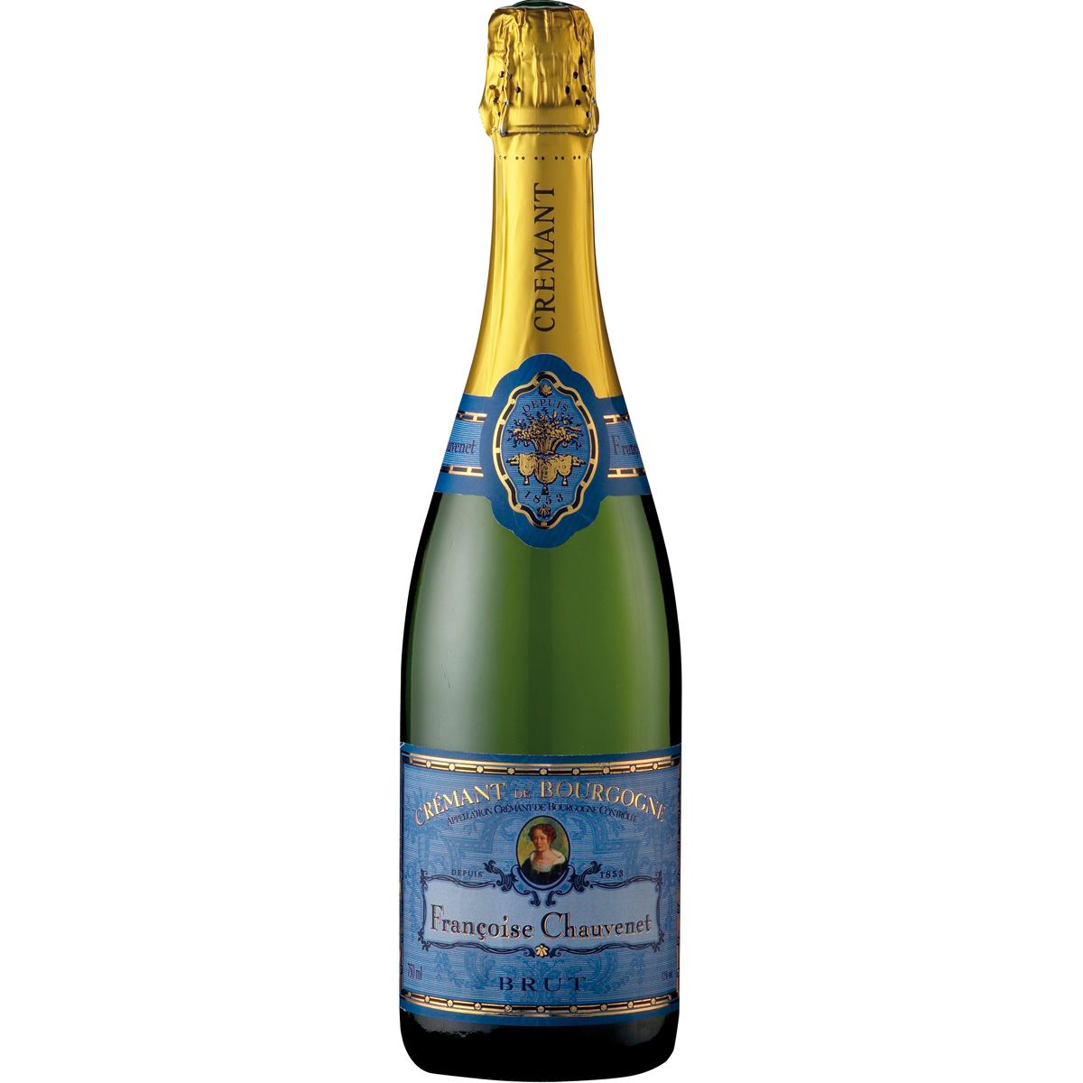 Crémant de Bourgogne Brut AOC Francoise Chauvenet Burgund/Frankreich 0,75l