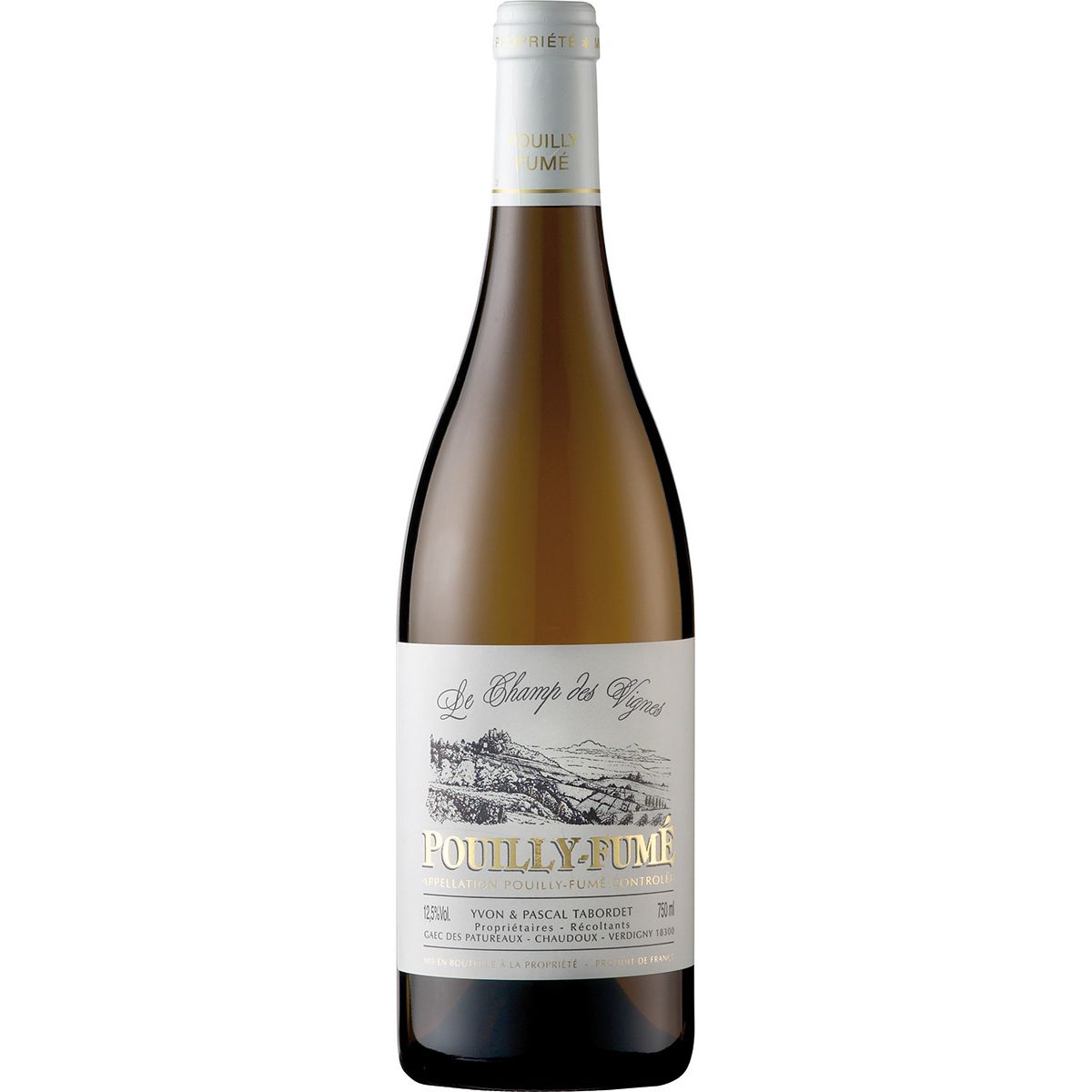 2022 Pouilly Fumé "Le Champ des Vignes" AOC - Bio - Domaine Yvon et Pascal Tabordet Loire/Frankreich 0,75 l