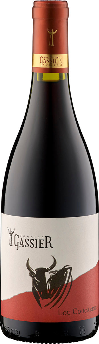 2017 Lou Coucardié Rouge AOP Costières de Nîmes - BIO - Vignobles Michel Gassier Rhône/Frankreich 0,75 l