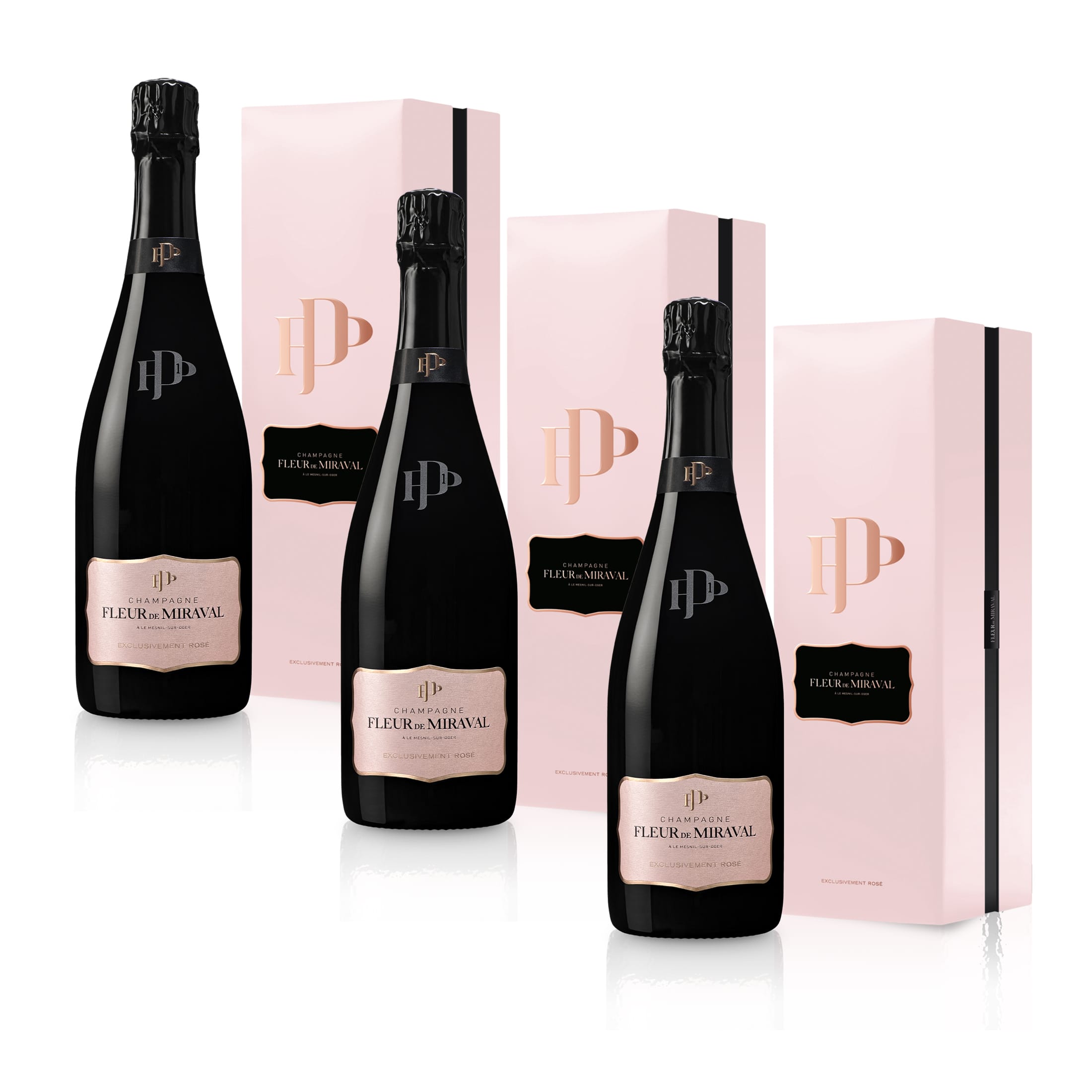 Champagne Fleur de Miraval Exclusivement Rosé ER1